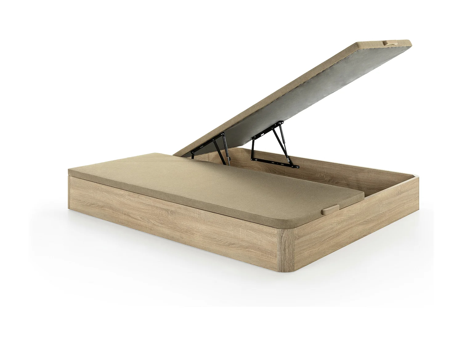 Colchón 180 x 200 cm muelles ensacados 7 zonas acogida TPE grosor 28cm