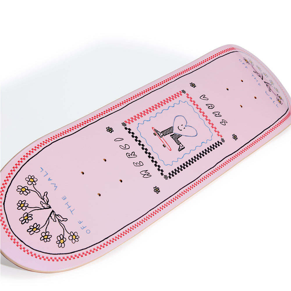 Vans x Merci - Planche Merci Heart Deck - Rose