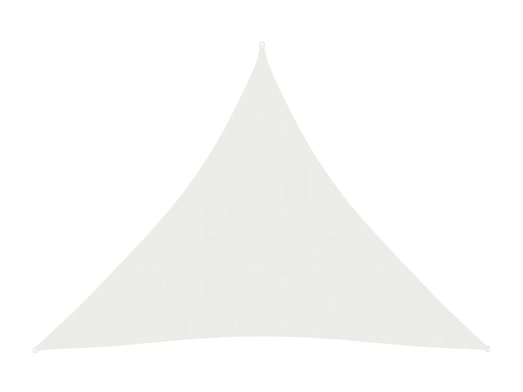 Toldo de vela HDPE blanco 160 g/m² 4,5x4,5x4,5 m