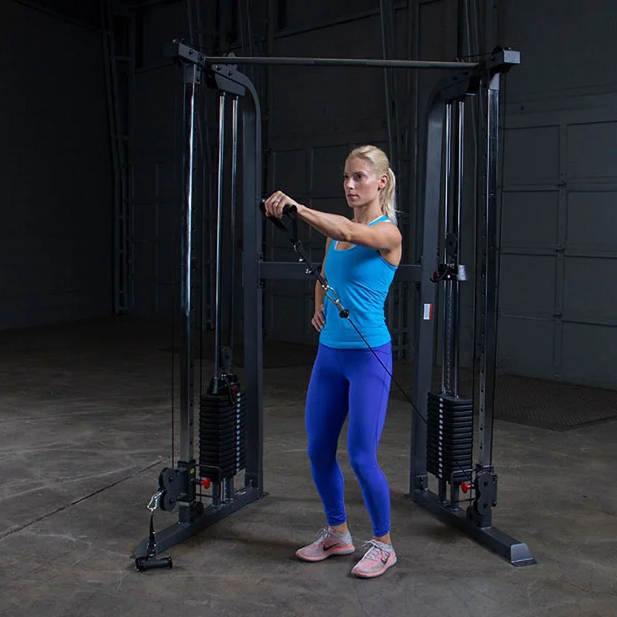 Body-Solid Powerline Functional Trainer Cable Machine, Dual 210 Lb. Weight Stacks - PFT100 - Image 5 Body-Solid Powerline Functional Trainer Cable Machine, Dual 210 Lb. Weight Stacks - PFT100 - Image 5