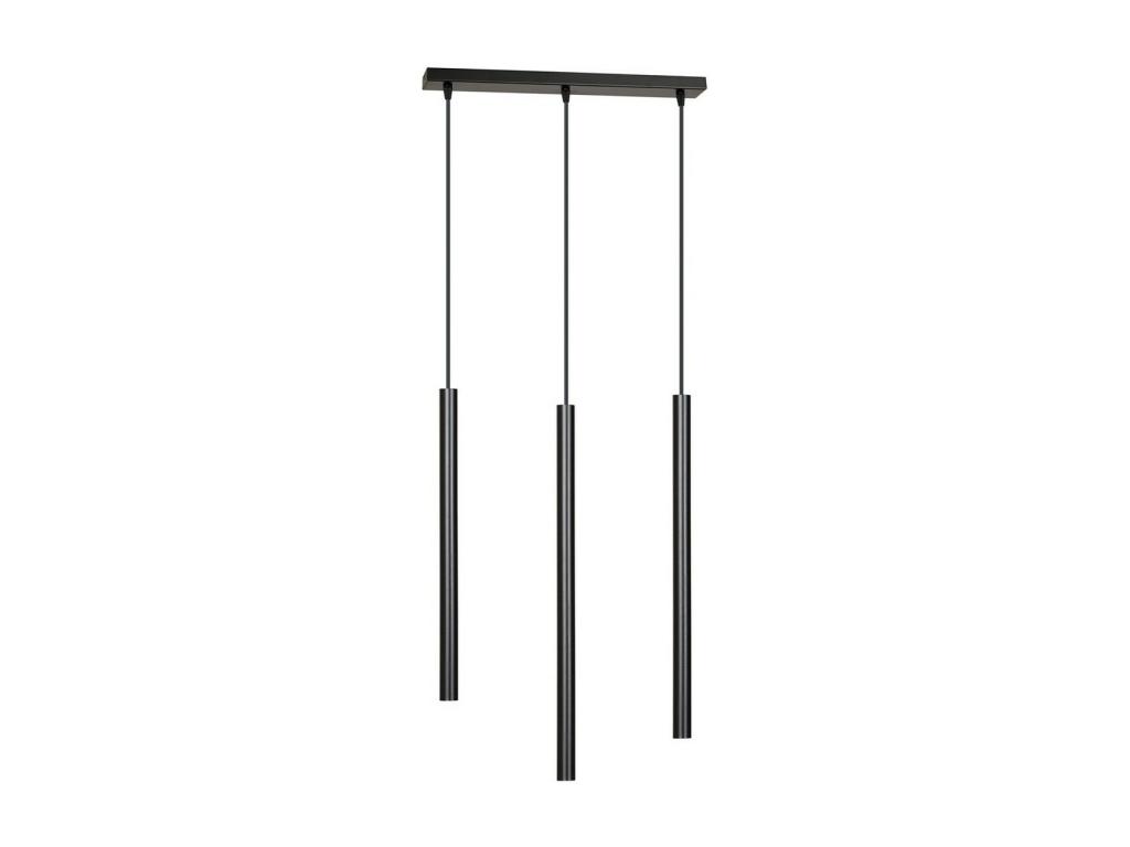 Lámpara de Suspensión Selter, Negro, 45x120x6 cm, hogardiseno