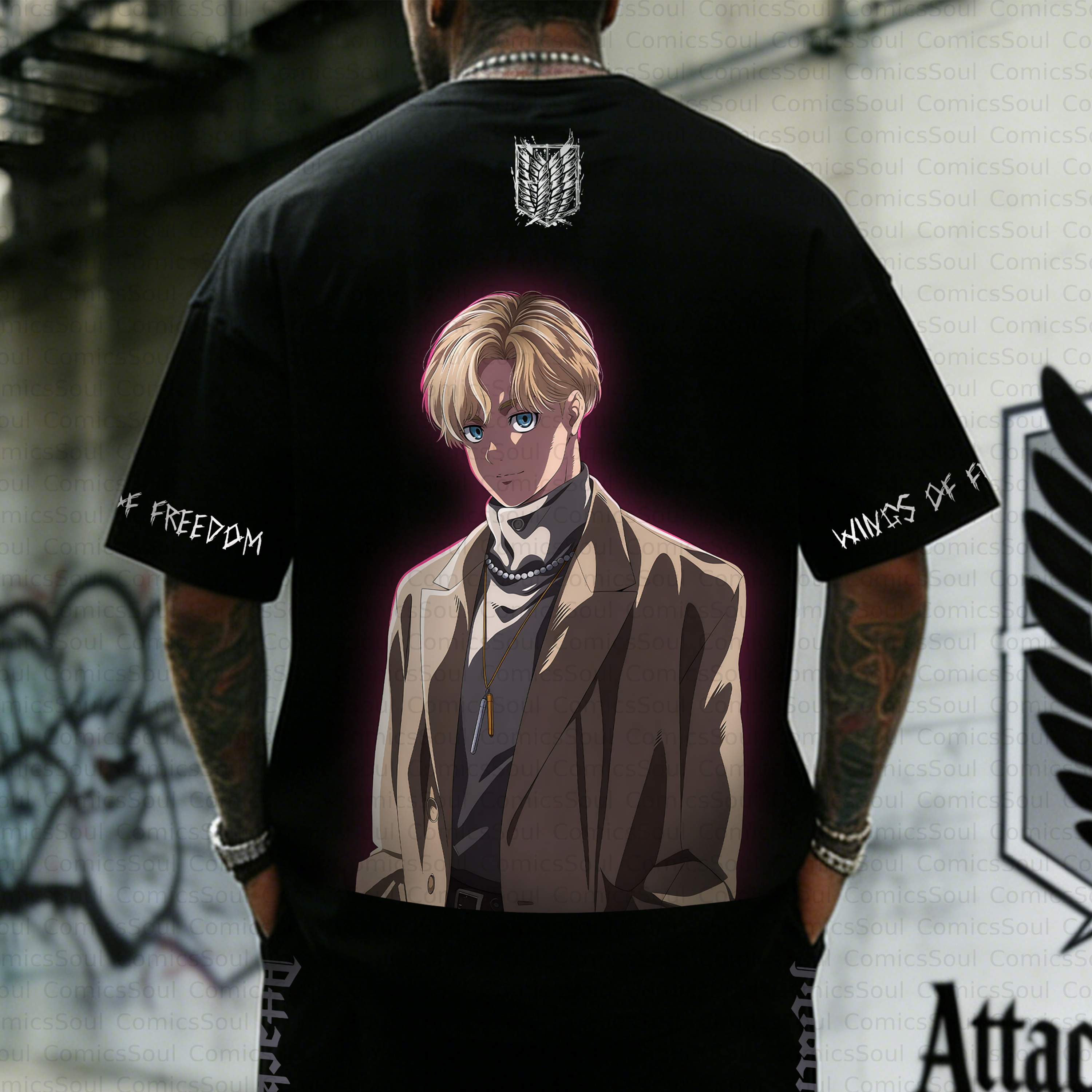 Unisex Anime Inspired Vintage T-Shirt