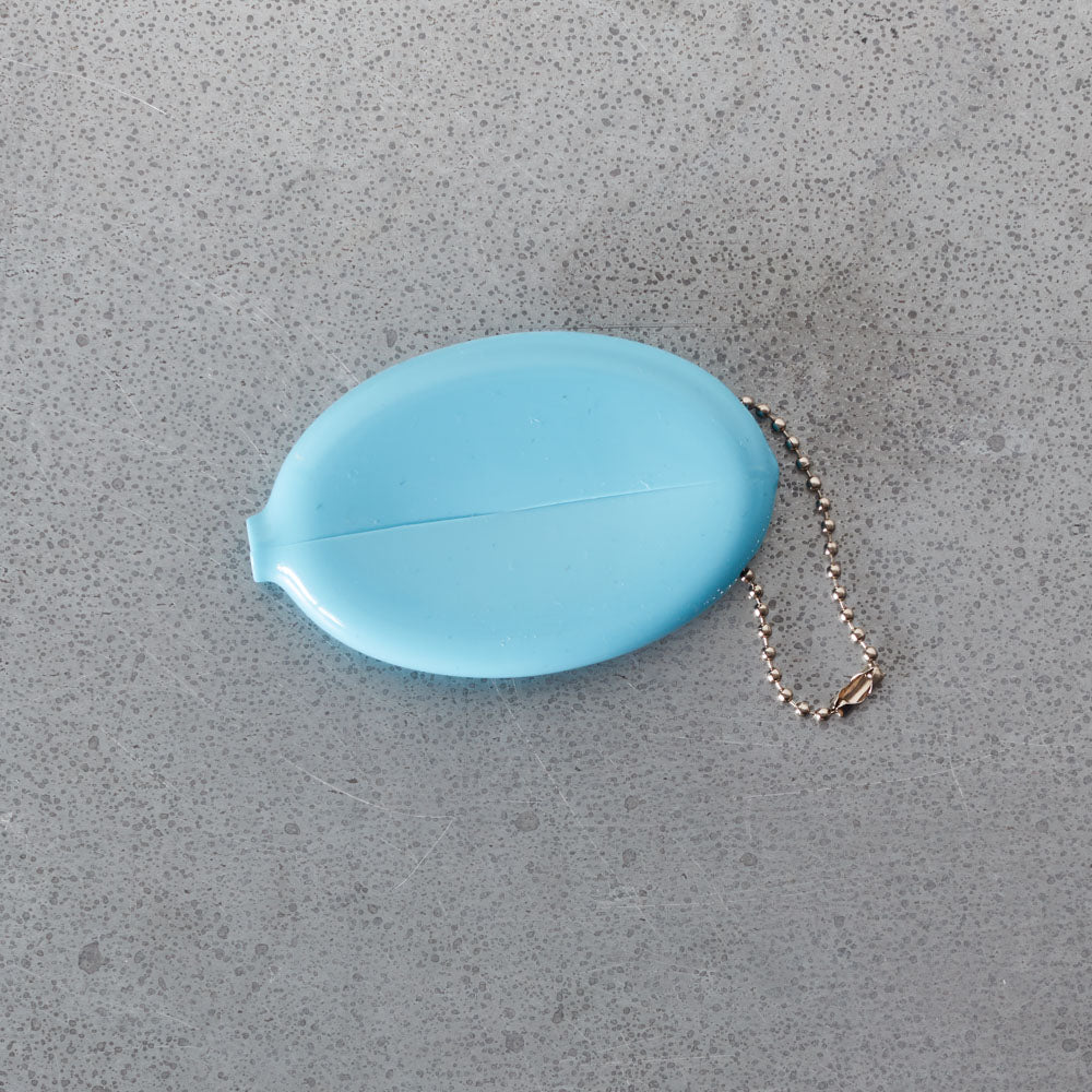 Porte clé monnaie Merci - Bleu
