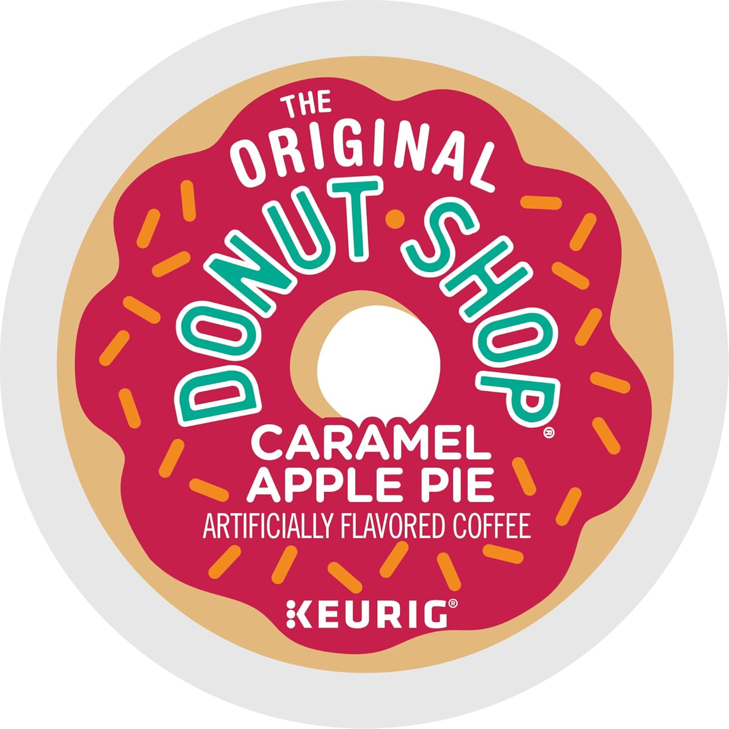 The Original Donut Shop Caramel Apple Pie Coffee. Keurig K-Cup Pod. Light Roast. 60 Count