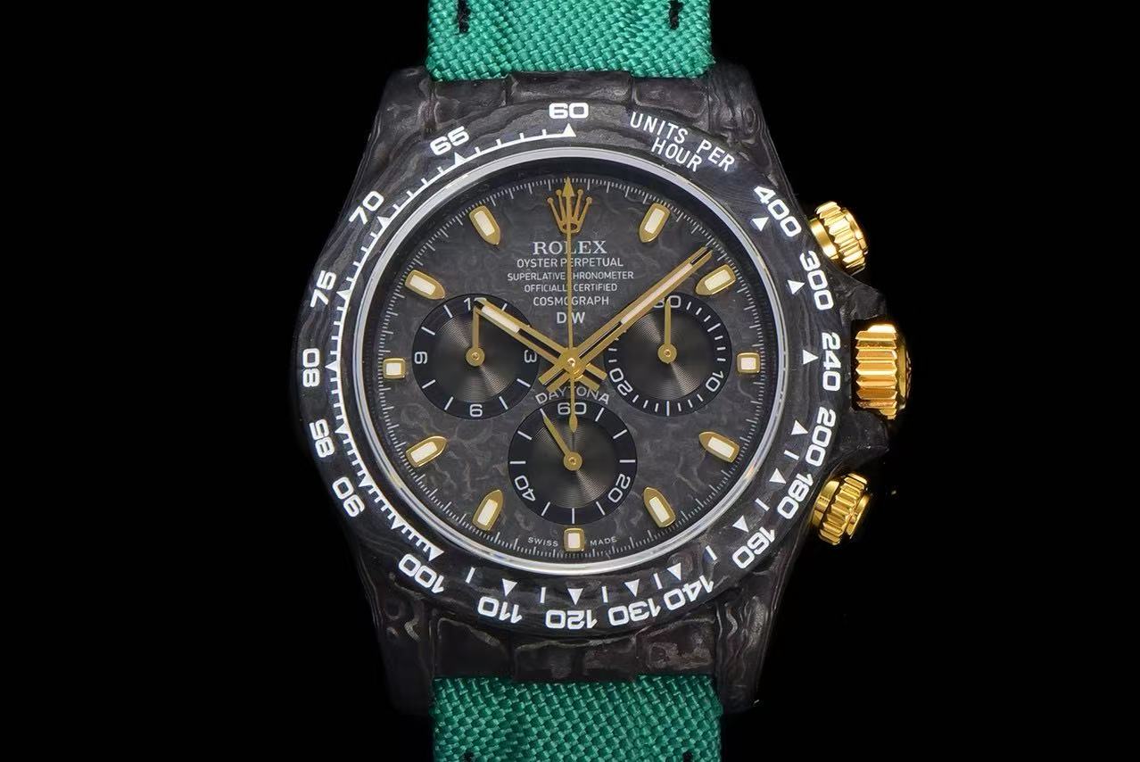 Replica DiW Rolex Cosmograph Daytona Carbon Emerald