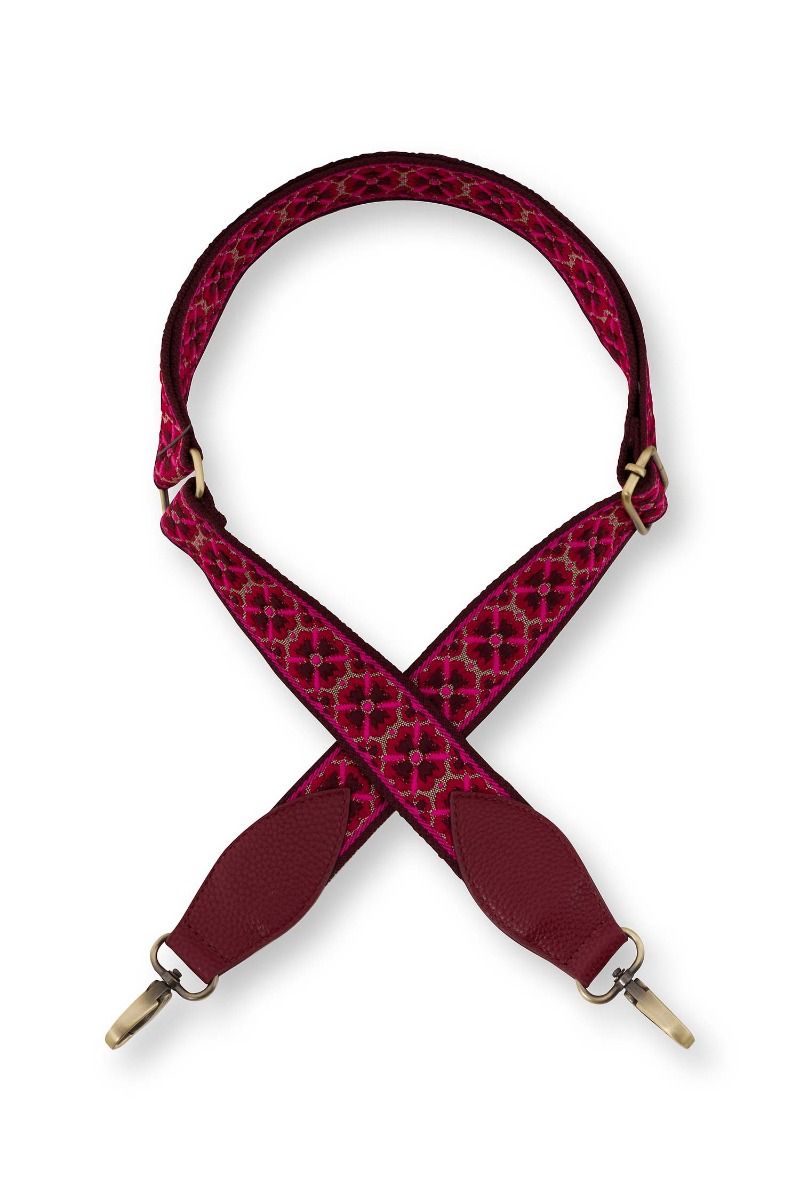 Bag Strap Flower Red