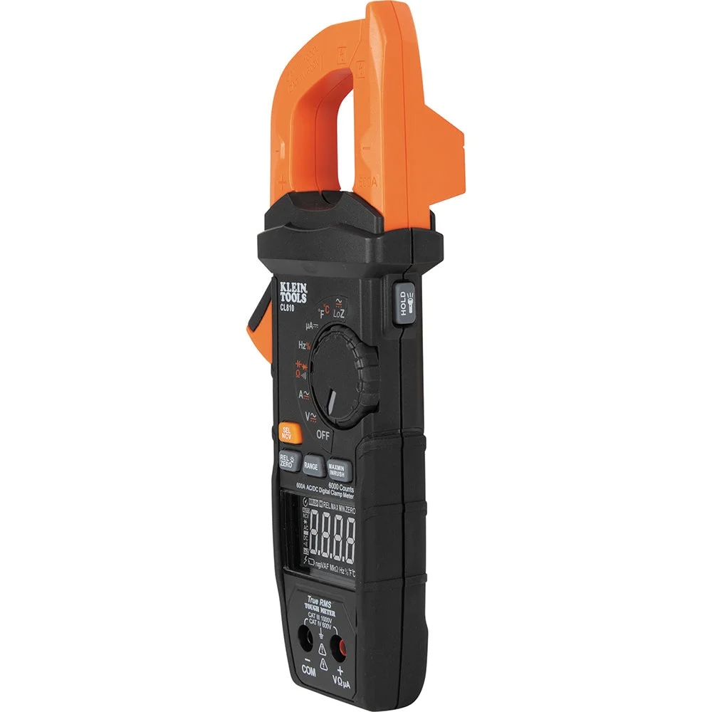 Klein Tools CL810 600A AC/DC Auto-Ranging Digital Pro Clamp Meter with - Image 2