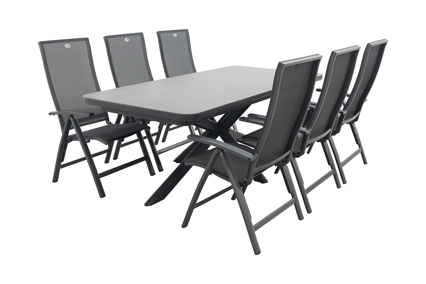 Hartman Valentino Montreal verstelbare en uitschuifbare tuinset