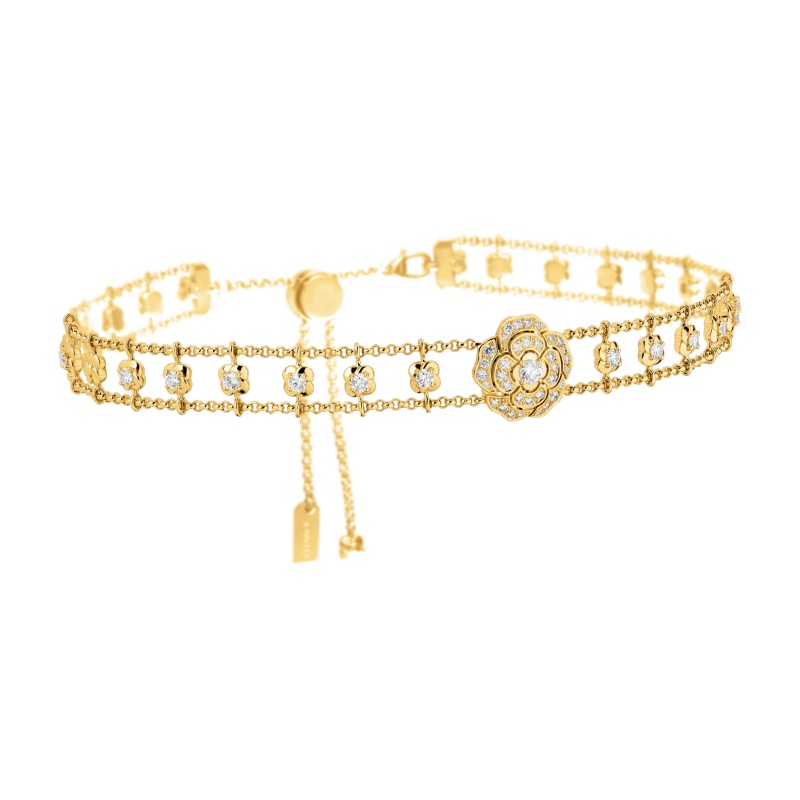 Replicate Bouton de Camélia choker(1:1 replica) - Original Replica Club