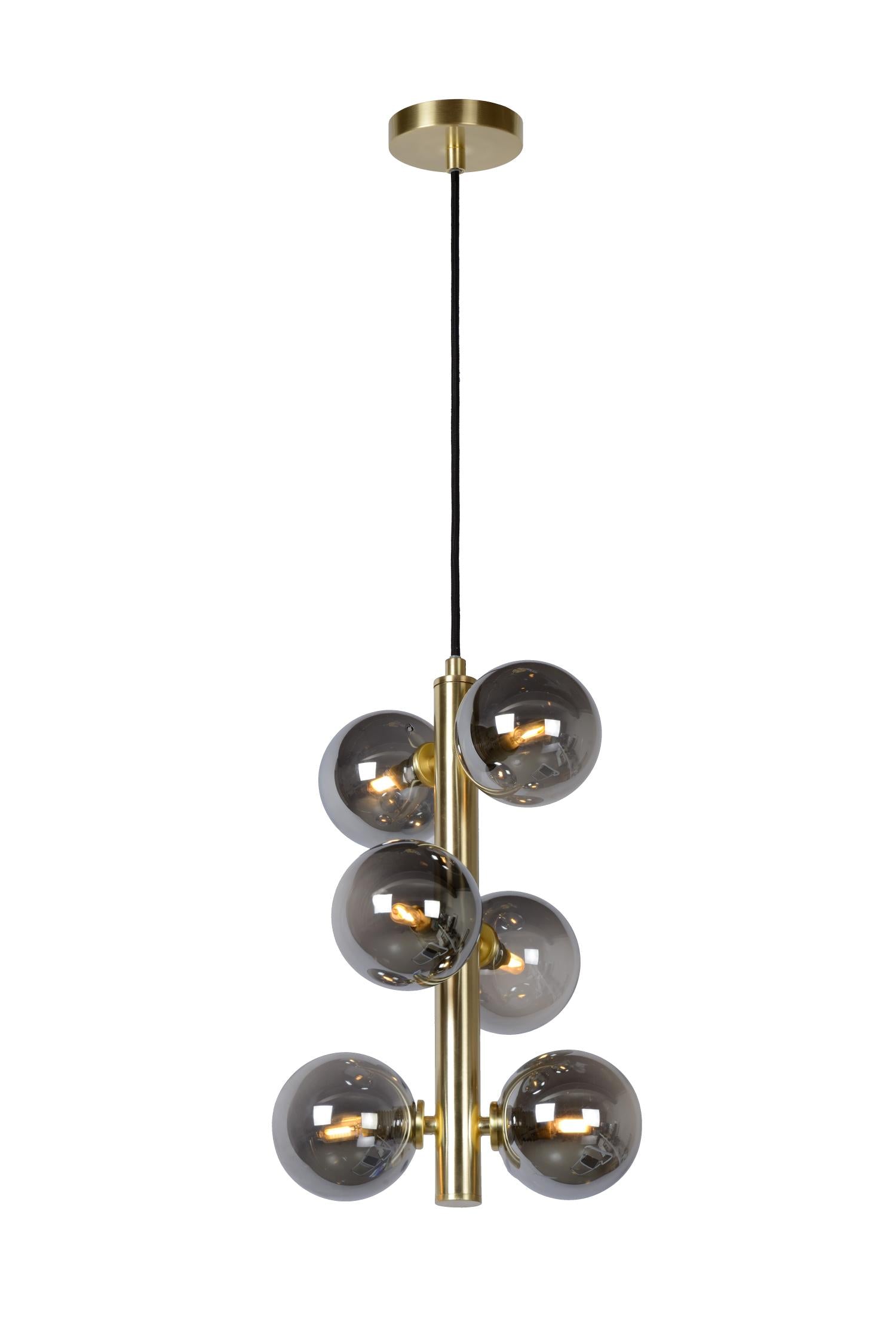 Lucide TYCHO Hanglamp - Mat Goud   Messing