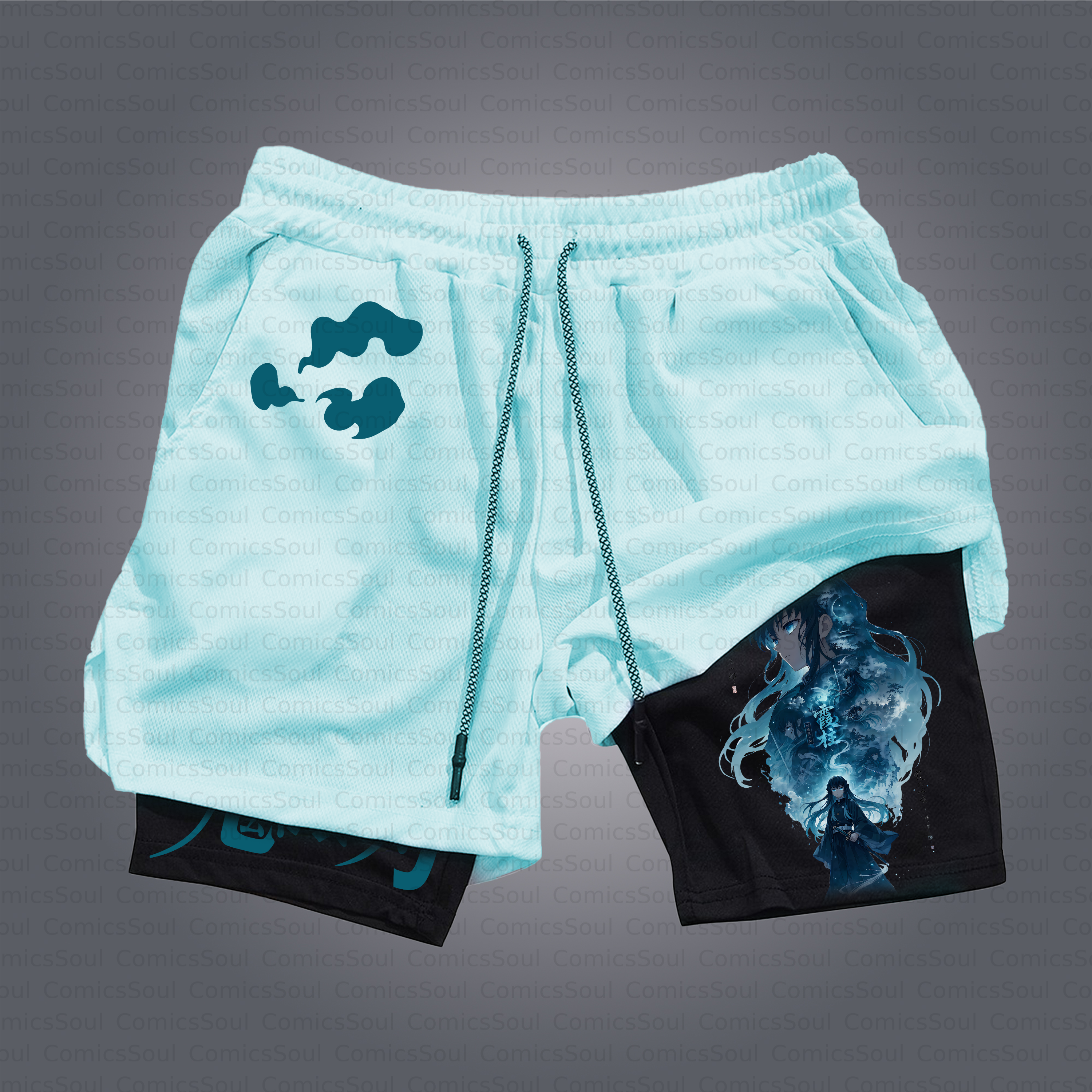 Unisex Casual Anime Style Shorts