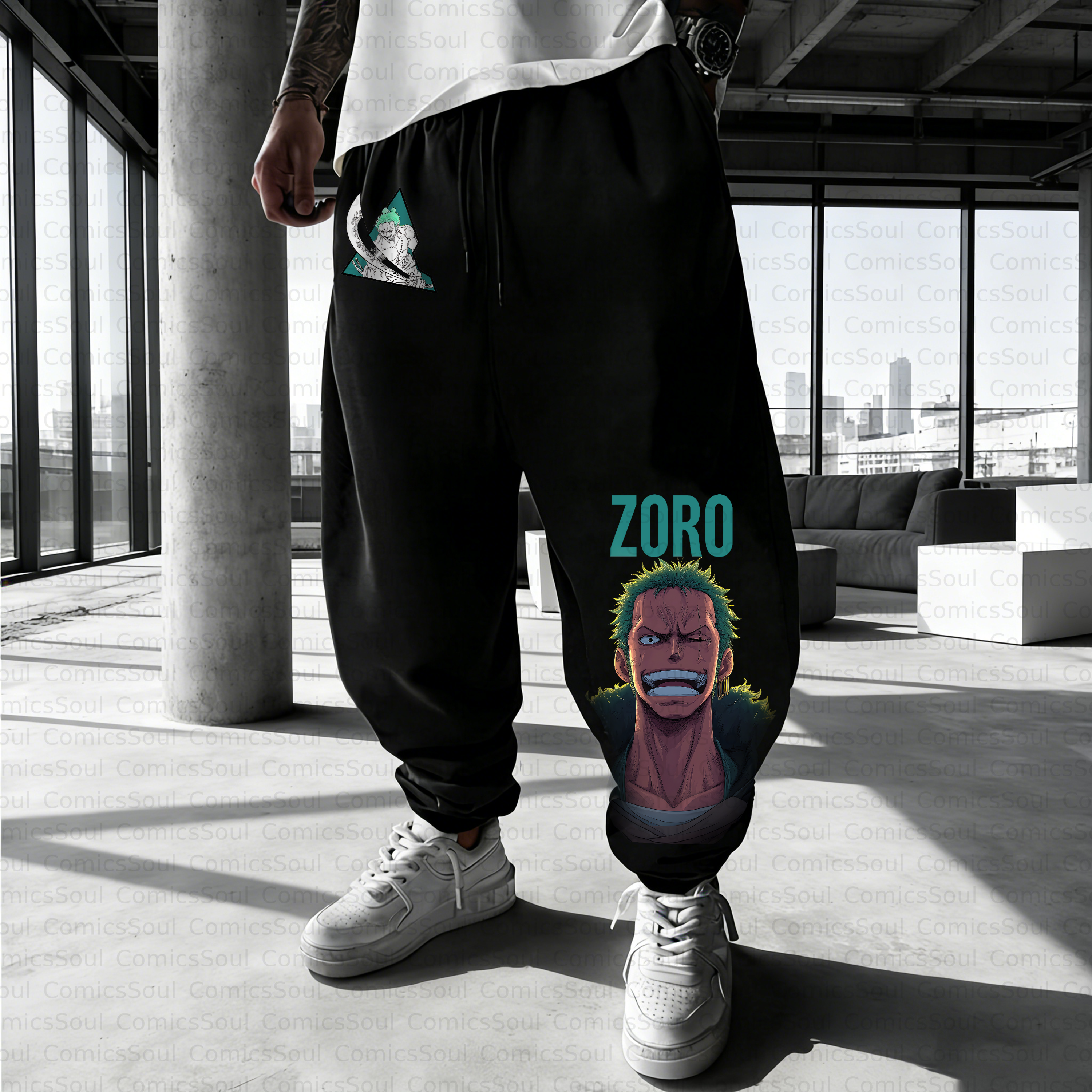 Unisex Casual Anime Streetwear Pant