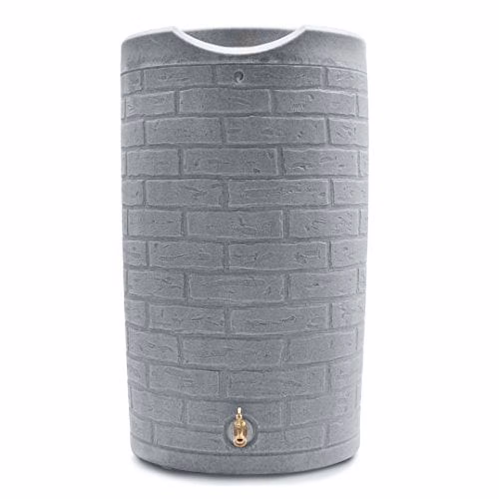 Good Ideas IMP-D50-DAR Impressions Downton Rain Saver Rain Barrel, 50 Gallon, Dark Granite - Image 5