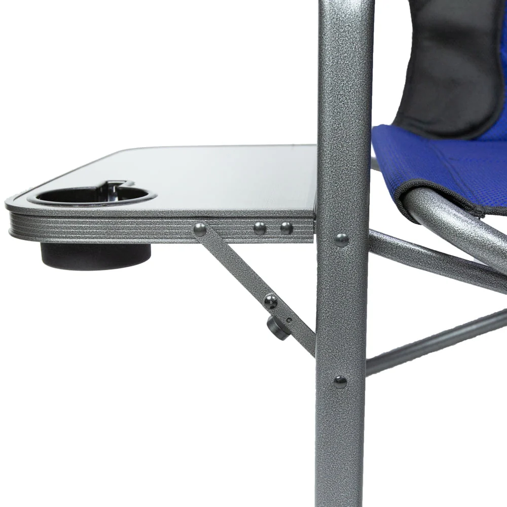 Ozark Trail Camping Director Chair XXL, Blue, Adult, 10lbs - Image 10