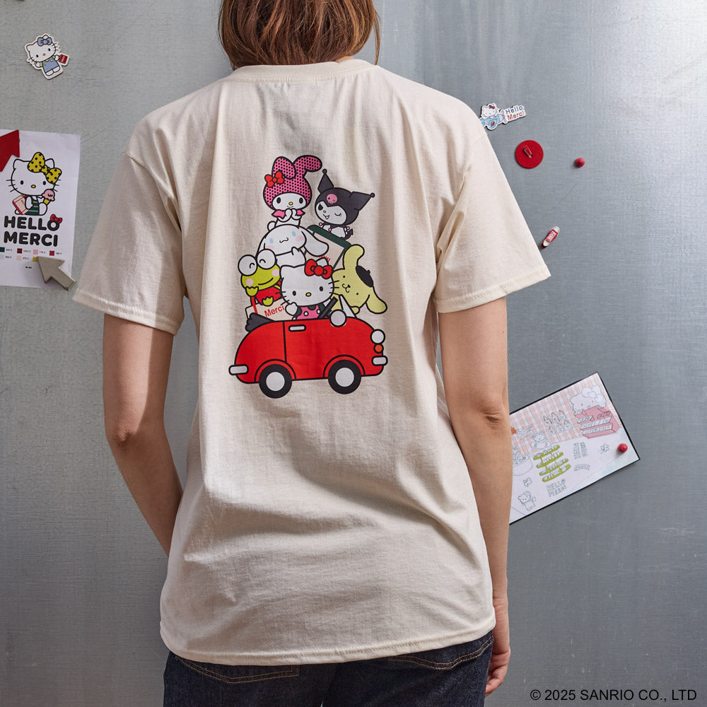 Hello Kitty x Merci  - T-Shirt Friends - Ecru