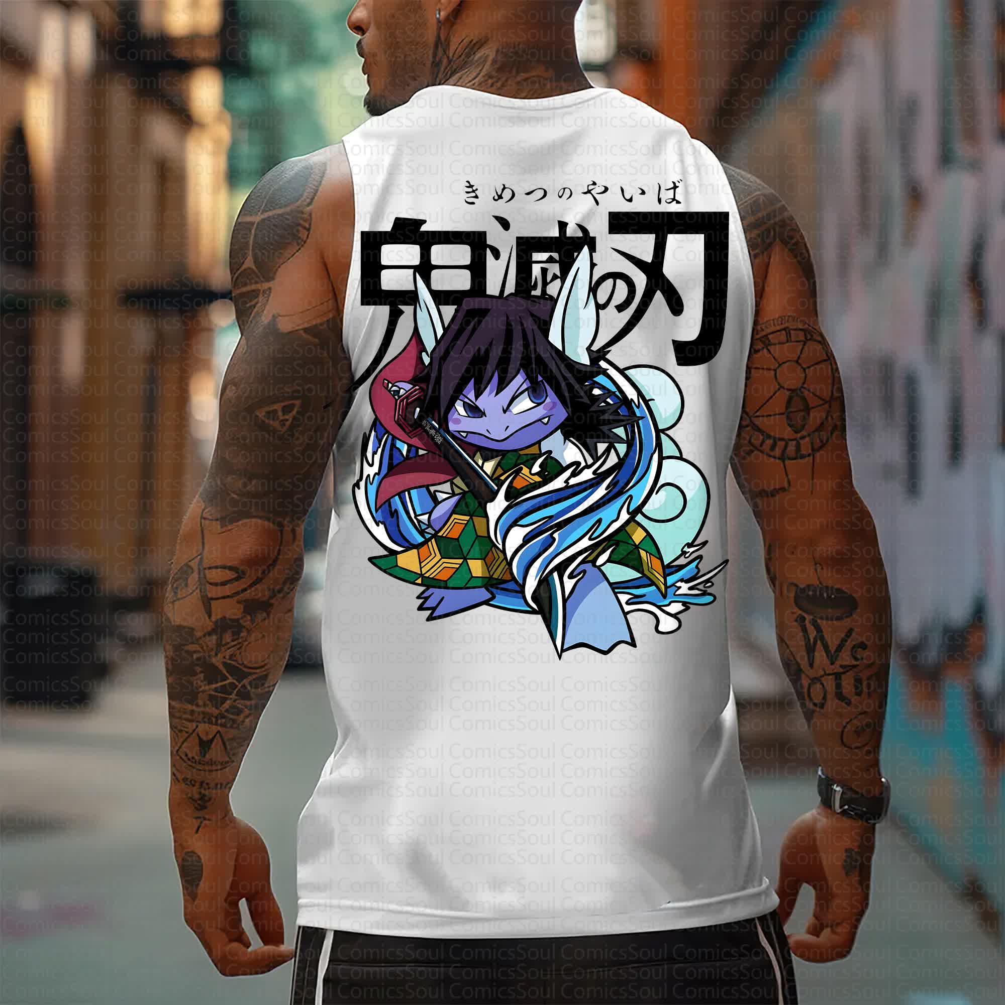 Unisex “Comicssoul X Comicssoul” Casual Anime  Tank Top