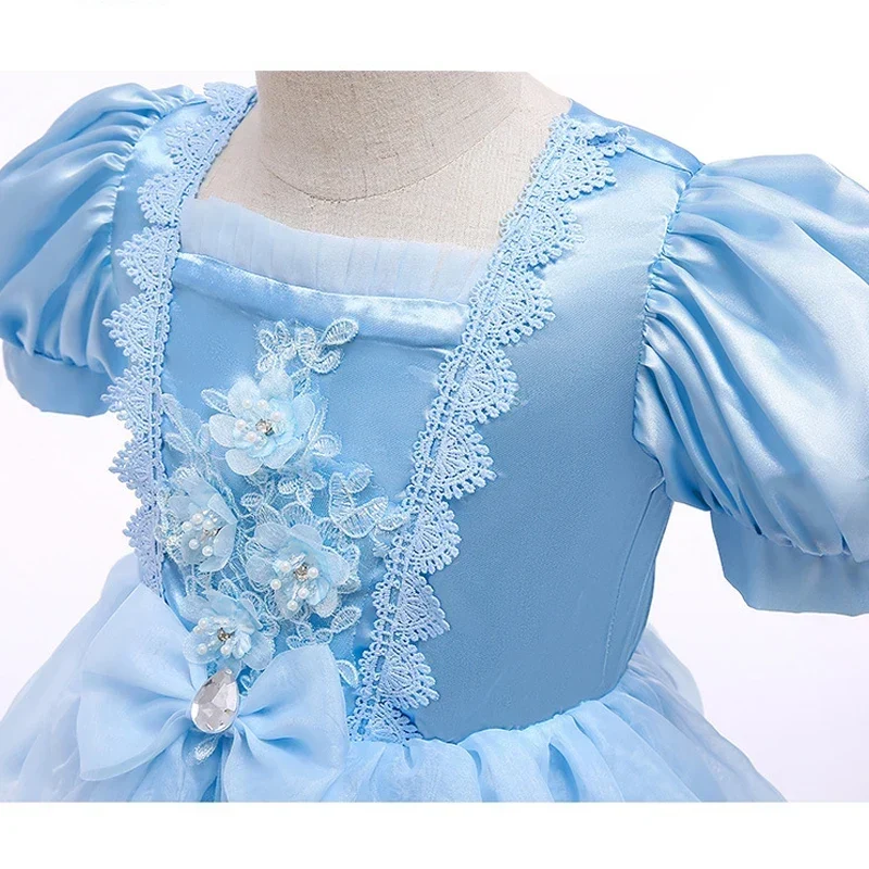 Halloween Costumes Girls Princess Dress Lace Party Gown - Image 6 Halloween Costumes Girls Princess Dress Lace Party Gown - Image 6