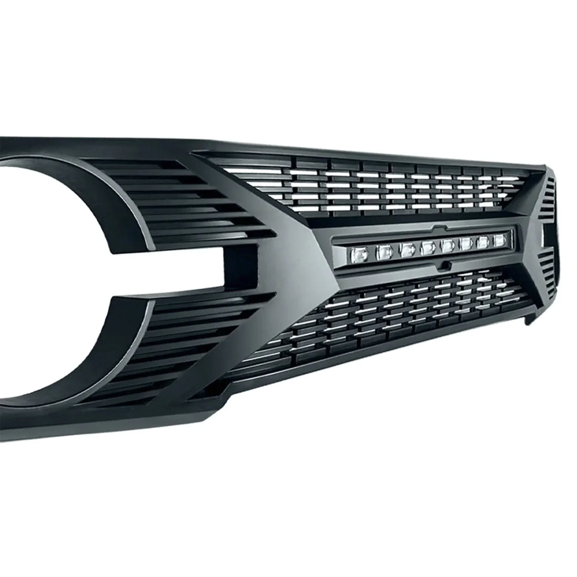AMERICAN MODIFIED Tomahawk Grille With Lights for 2021-2024 Ford Bronco Without Front Camera - Matte Black - Image 11 AMERICAN MODIFIED Tomahawk Grille With Lights for 2021-2024 Ford Bronco Without Front Camera - Matte Black - Image 11
