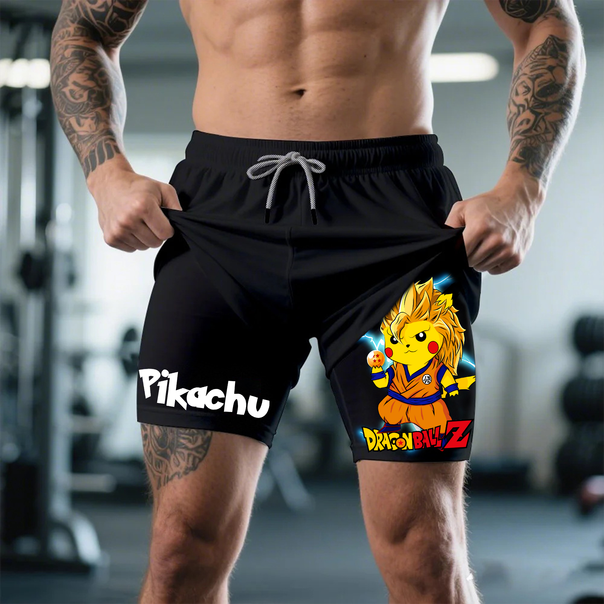 Unisex Casual Anime Streetwear Shorts 丨Pikachu X Comicssoul