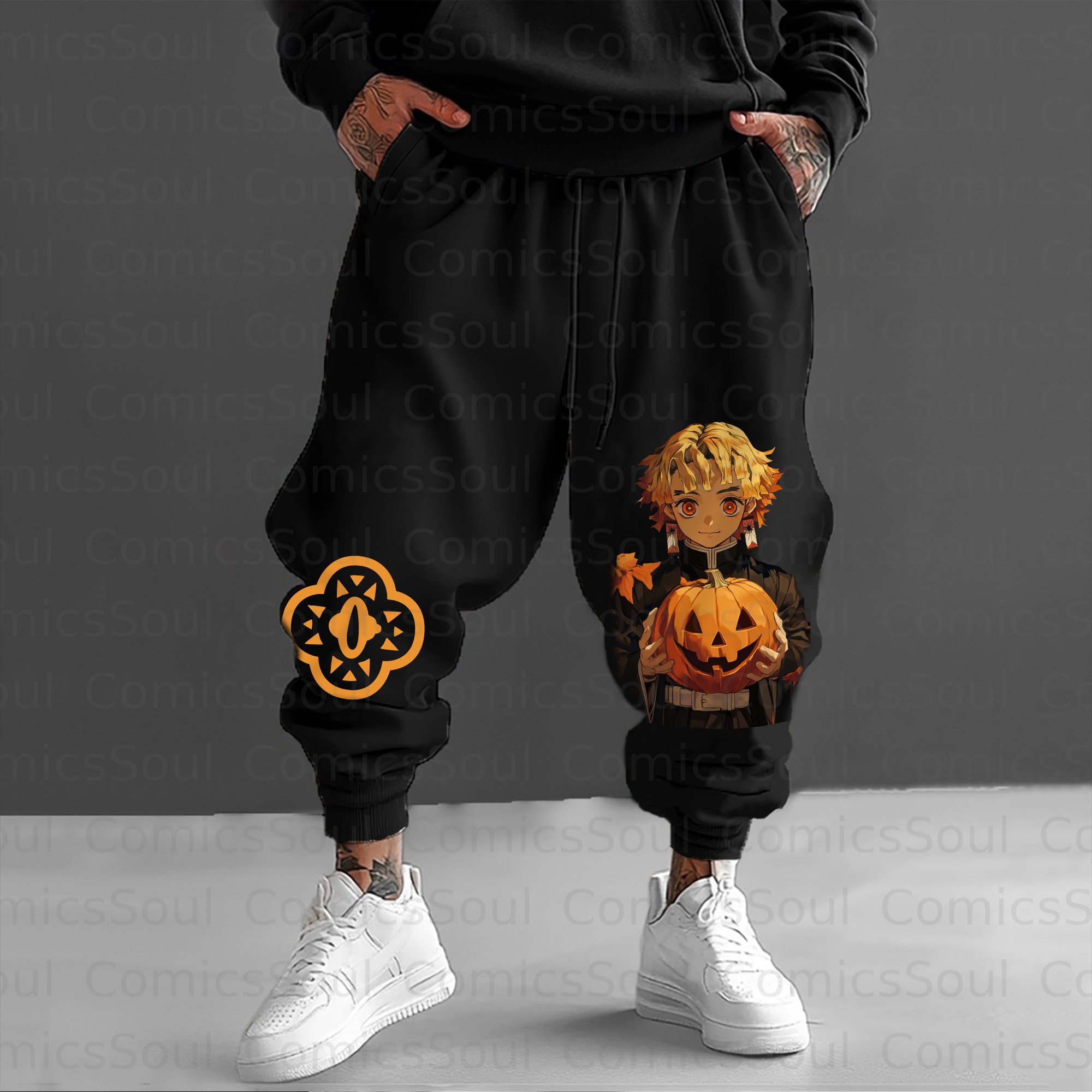 Unisex Halloween Anime Inspired Vintage Pants