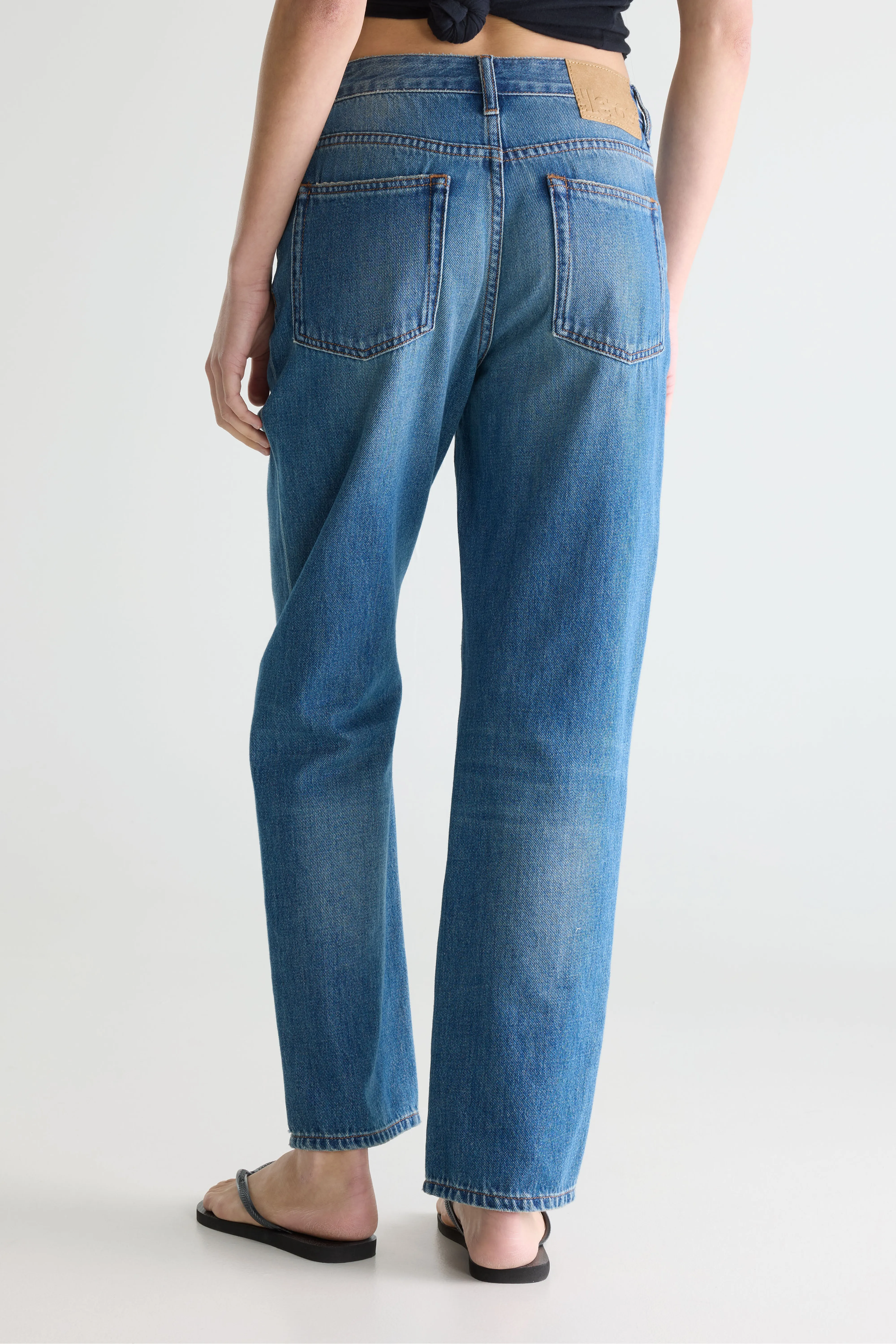 Bellerose Denim N. 34 - Regular mid-blue jeans (252 / W / USED MD BLUE)