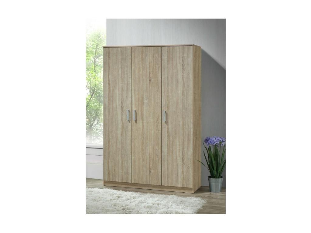 Armario 3 puertas - roble sonoma - diseño contemporáneo