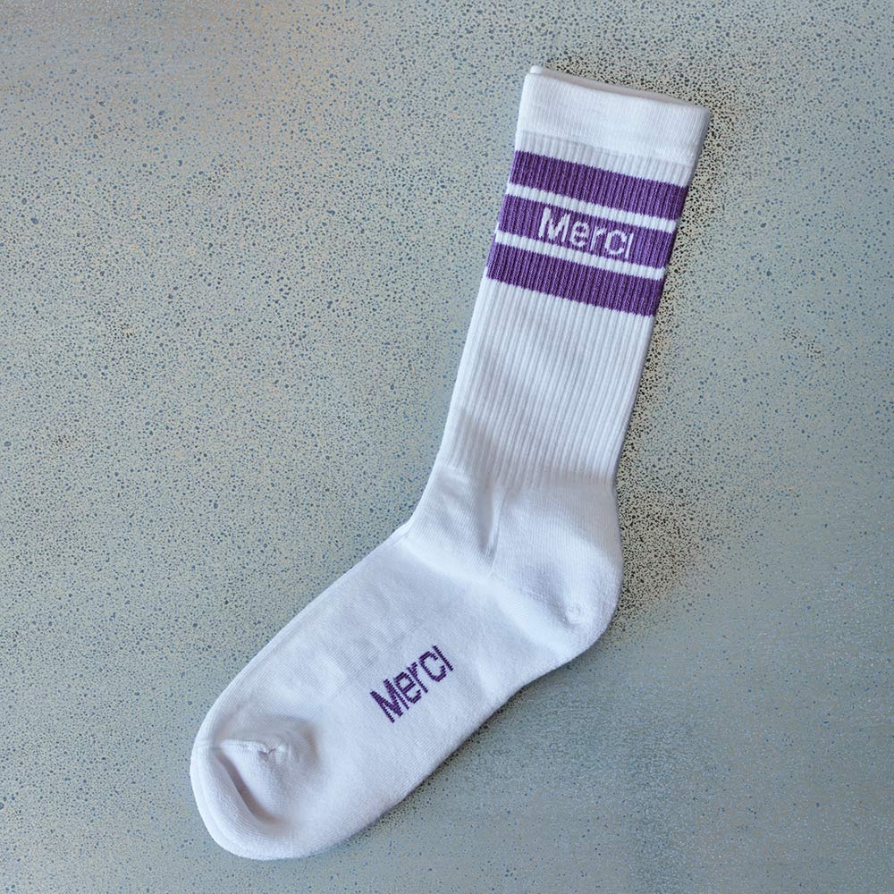 Merci - Chaussettes en coton - Lavandou