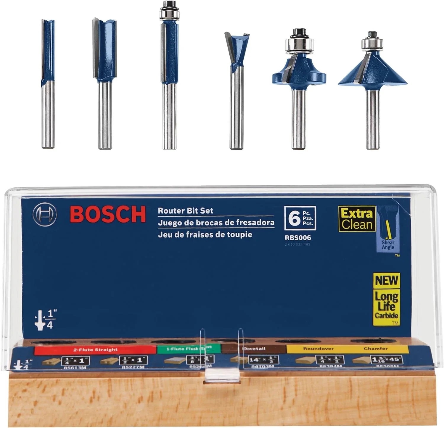 BOSCH Wood Router Tool Combo Kit, 12 Amp, 2.25 Horsepower - 1617EVSPK - Image 21 BOSCH Wood Router Tool Combo Kit, 12 Amp, 2.25 Horsepower - 1617EVSPK - Image 21