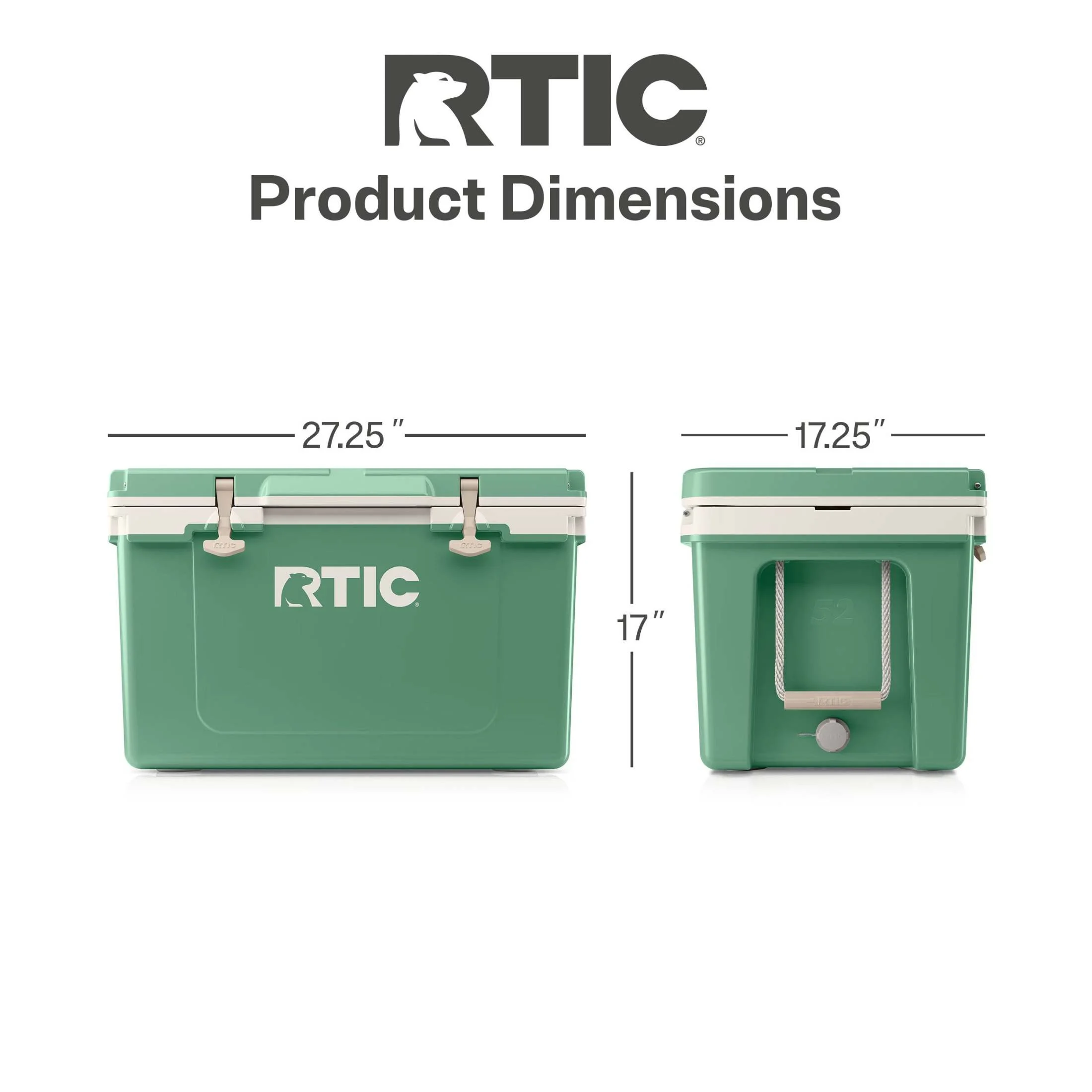 RTIC 52 QT Ultra-Light Hard-Sided Ice Chest Cooler, Fits 76 Cans, Trailblazer - Image 31
