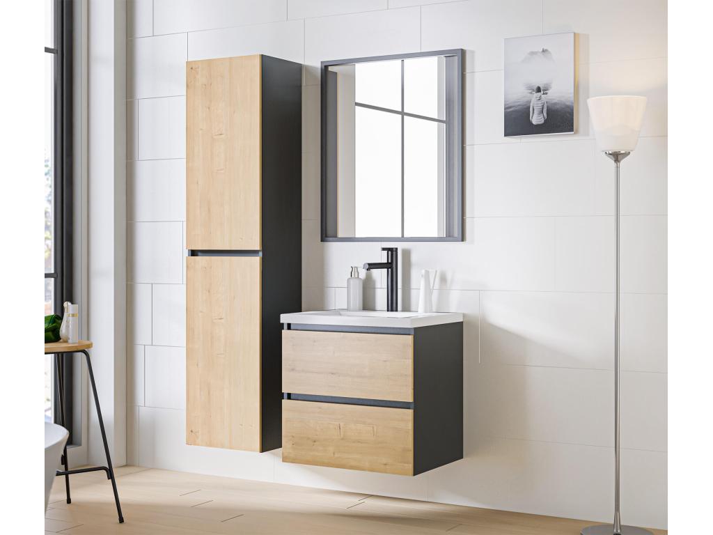 Armario Bajo Lavabos Confortzx CUW80 2D 80x46x57 Verdeoscuro