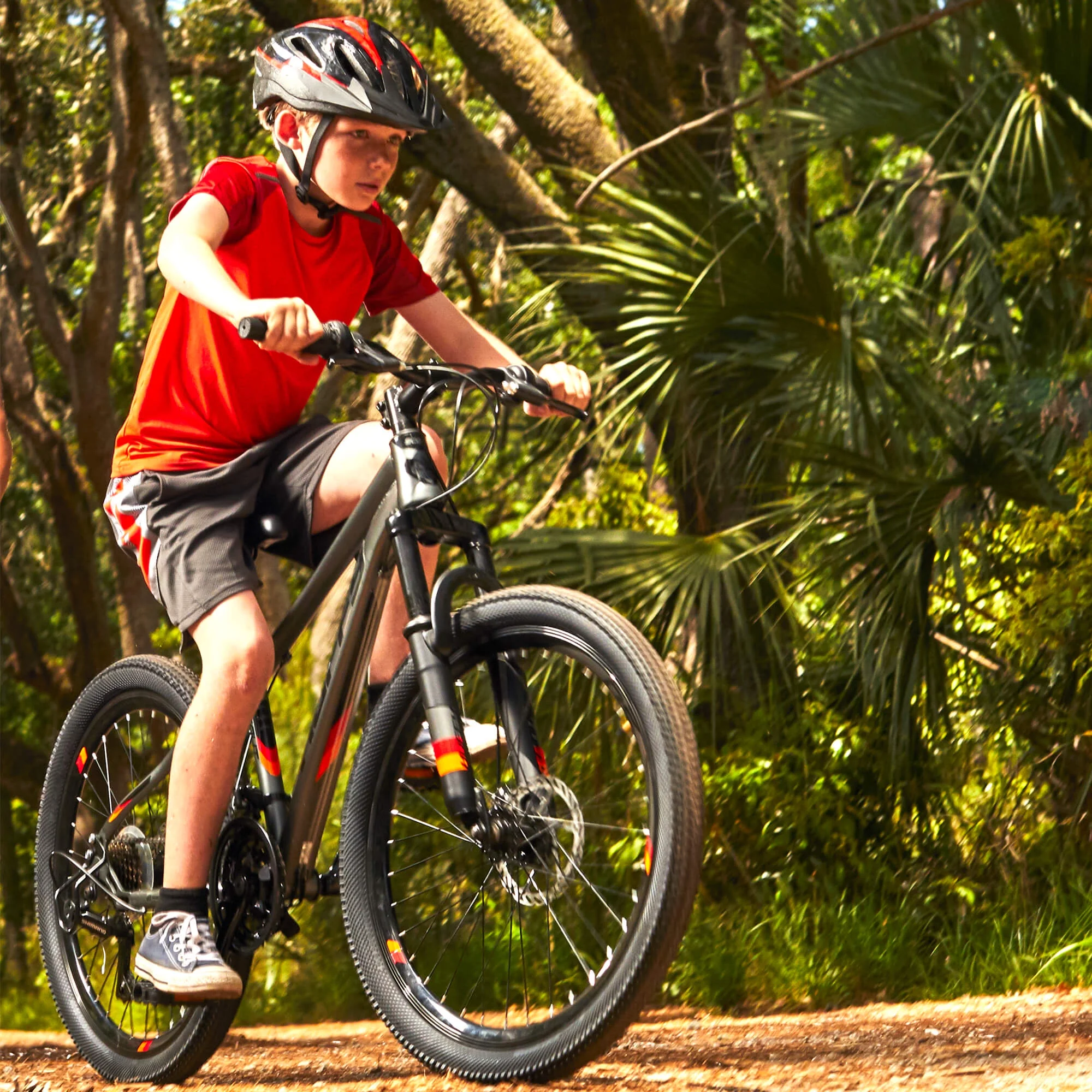 24" Scout Boys' Hardtail 21-Speed Mountain Bike with Disc Brakes - Image 2