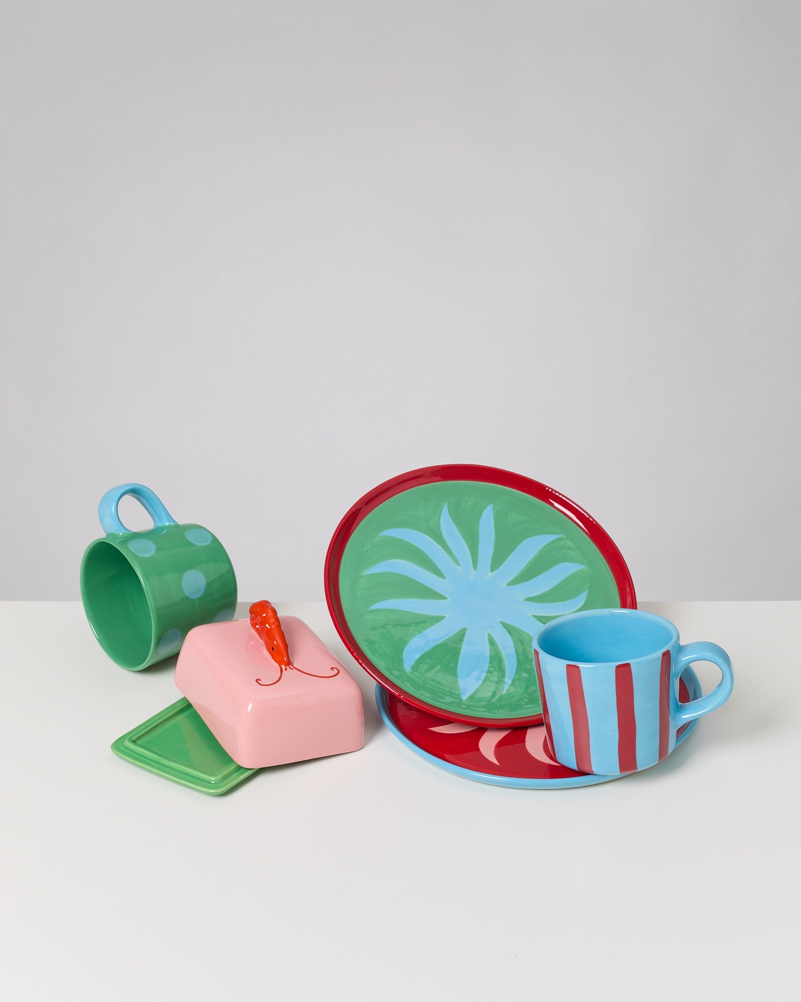 MaM x Isis Maria Geschirr-Set Palm Vibe mix 5-teilig