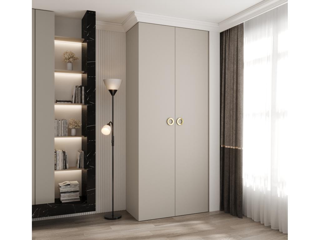 Armario 1 con puertas batientes 245 - 5/100/40 2 puertas cachemira/Nestleare
