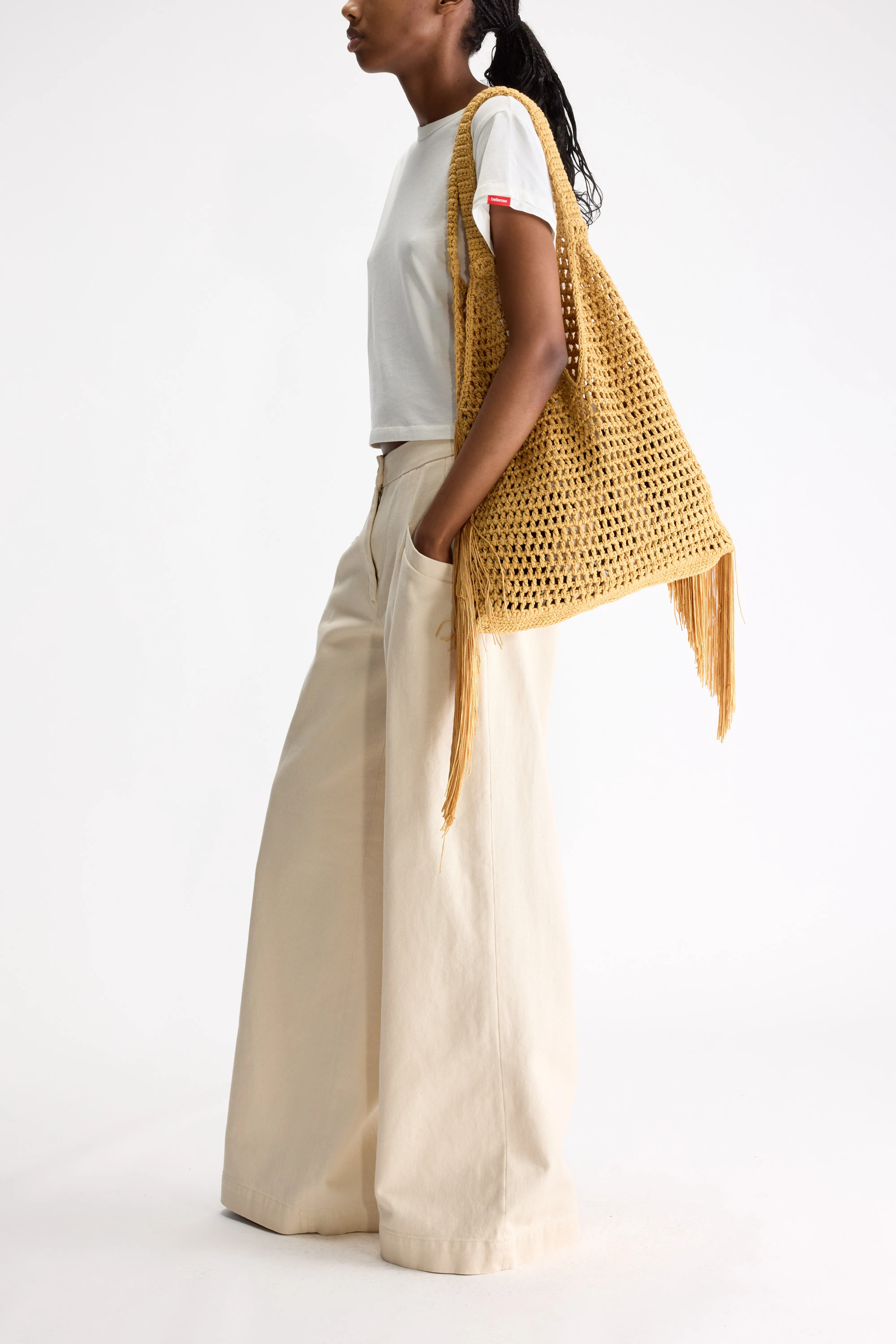 Bellerose Inga crochet handbag (261 / W / RAFIA)