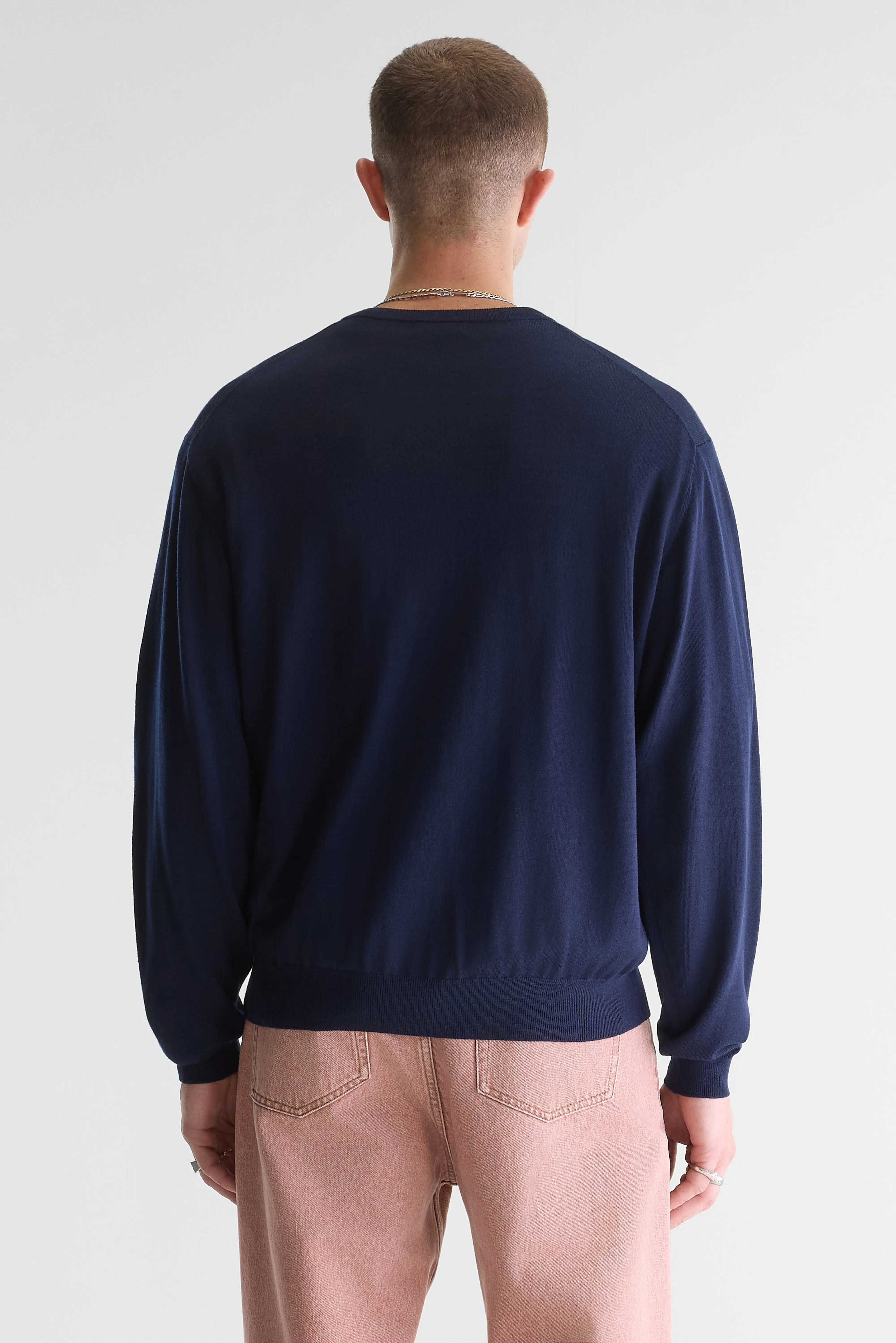 Bellerose Dilwy v-neck sweater (261 / M / NAVY)