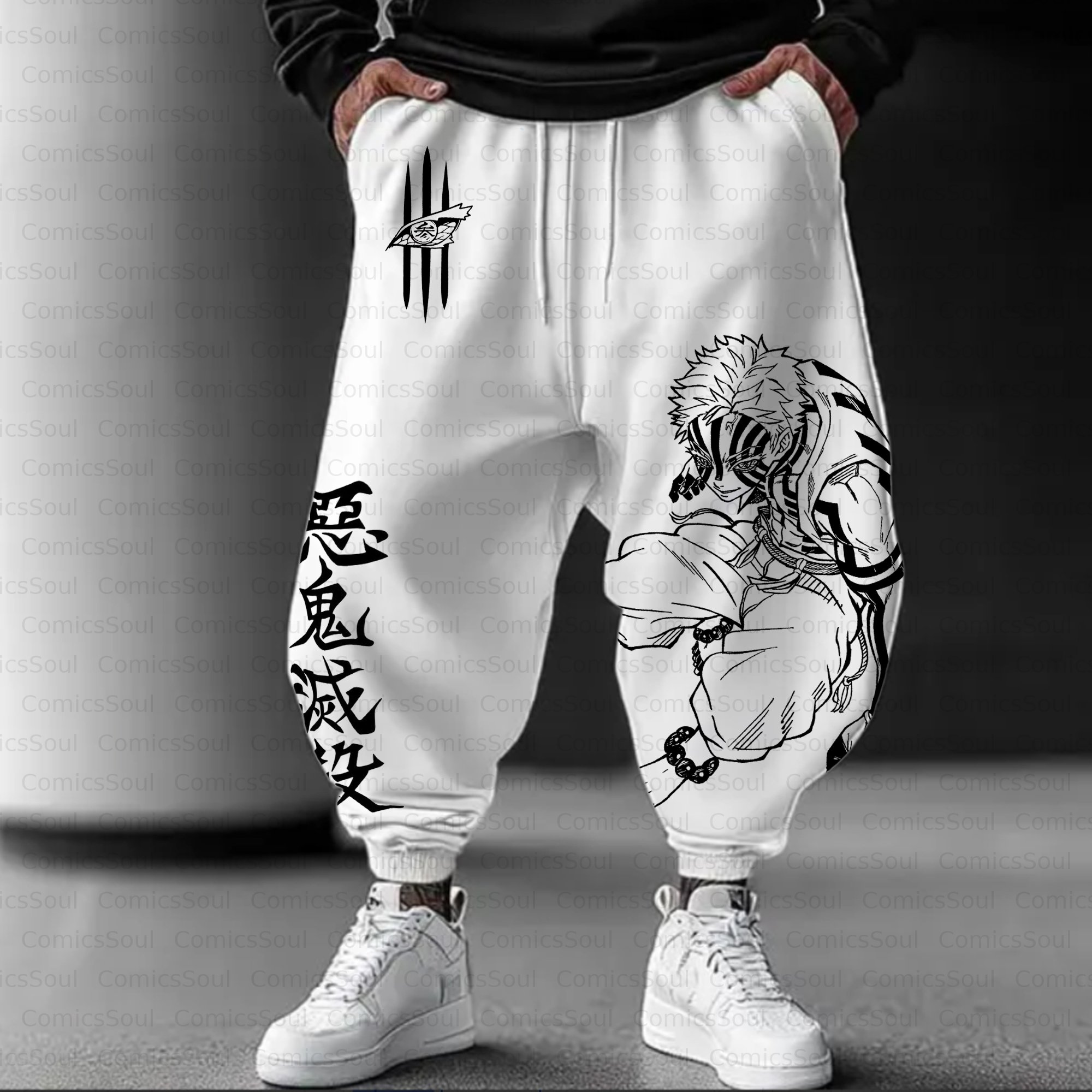 Unisex Casual Anime Streetwear Pant