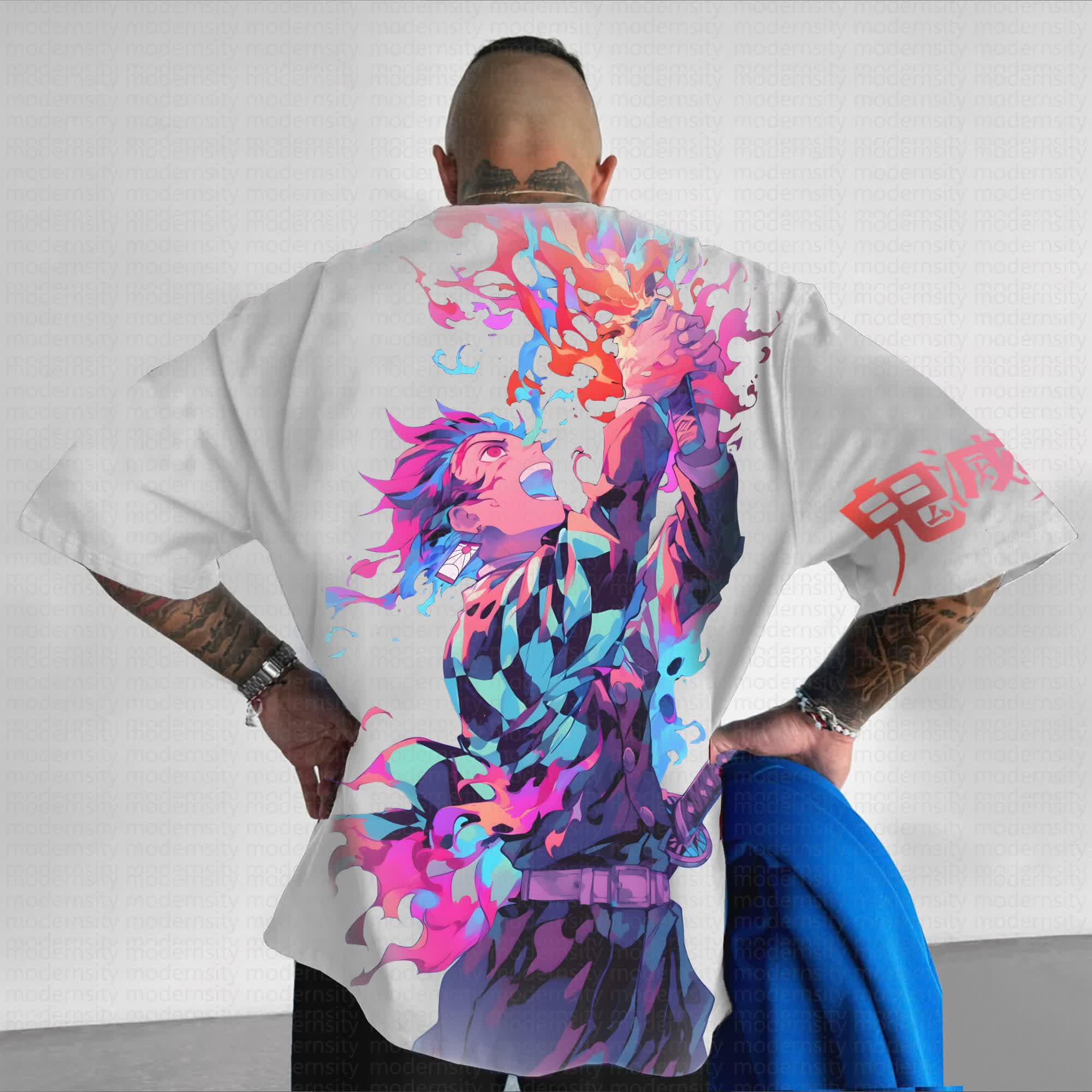 Unisex Anime Inspired Vintage T-Shirt丨Comicssoul