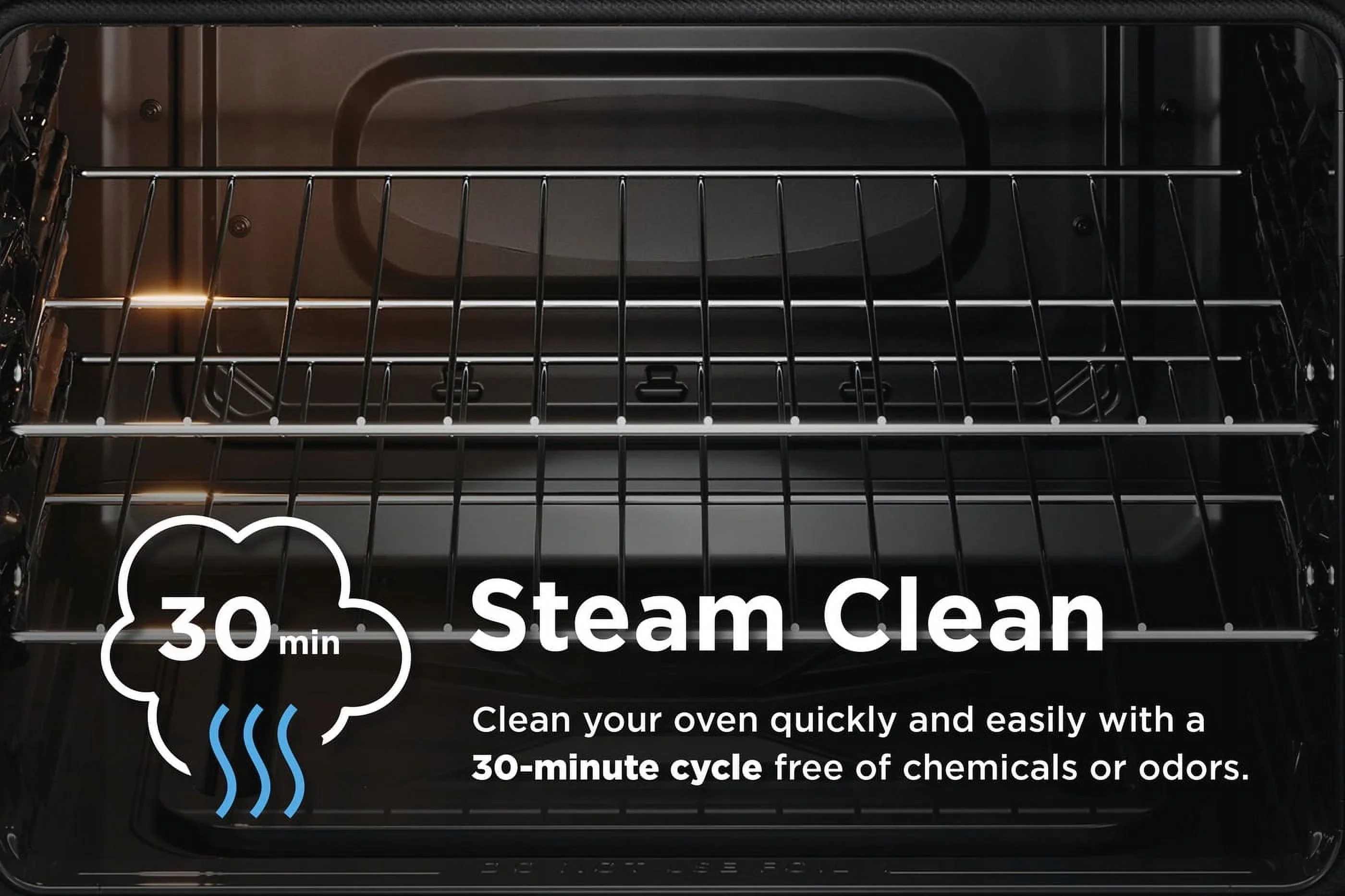 Frigidaire FCRE3062AS 30" Electric Range with Steam Clean, Stainless Steel