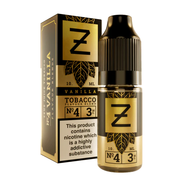 Vanilla Tobacco 10ml 50/50 E-liquid by Zeus Juice