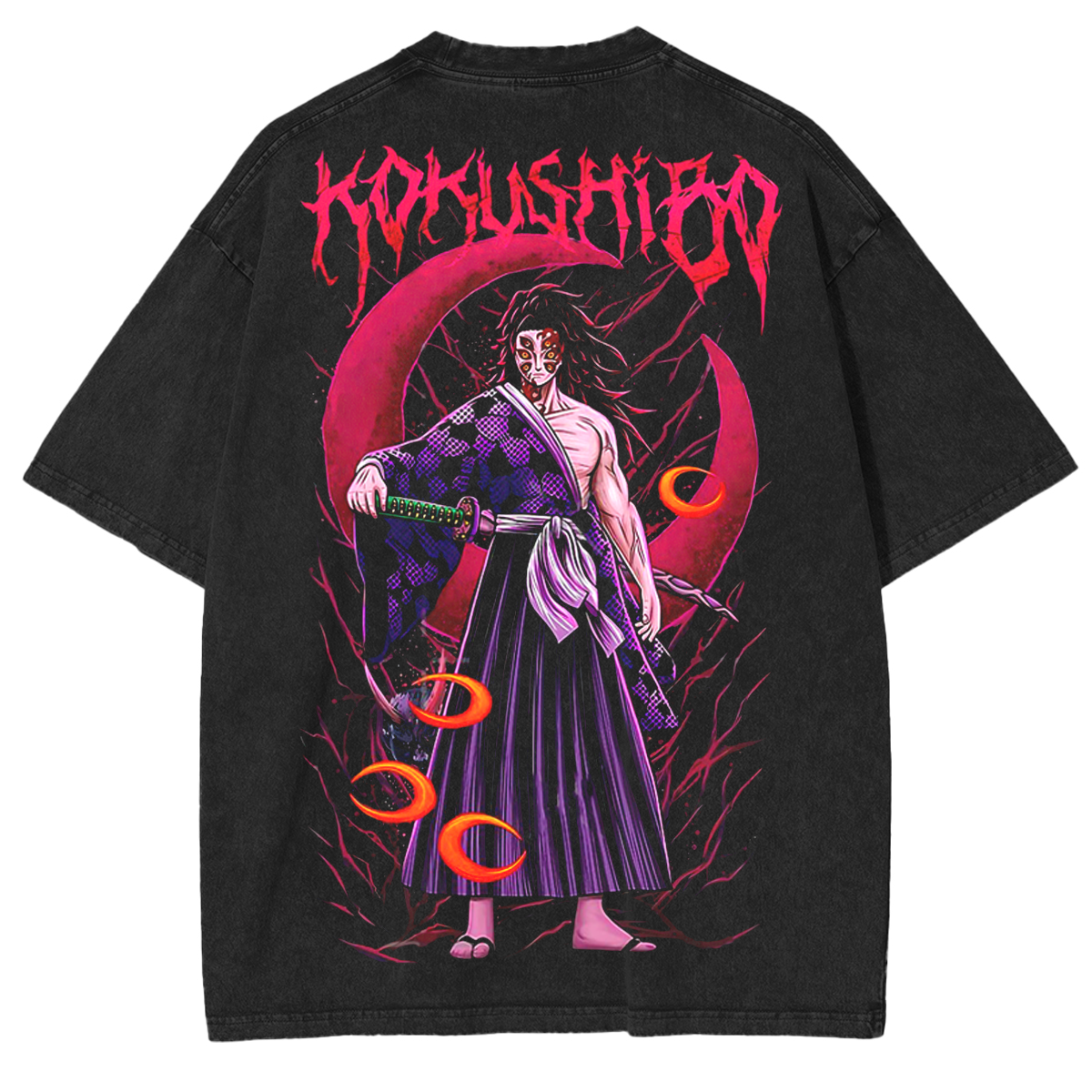 Unisex Anime Inspired Vintage Washed T-Shirt丨Comicssoul TeeThreads Sustain the Scene with Custom Apparel