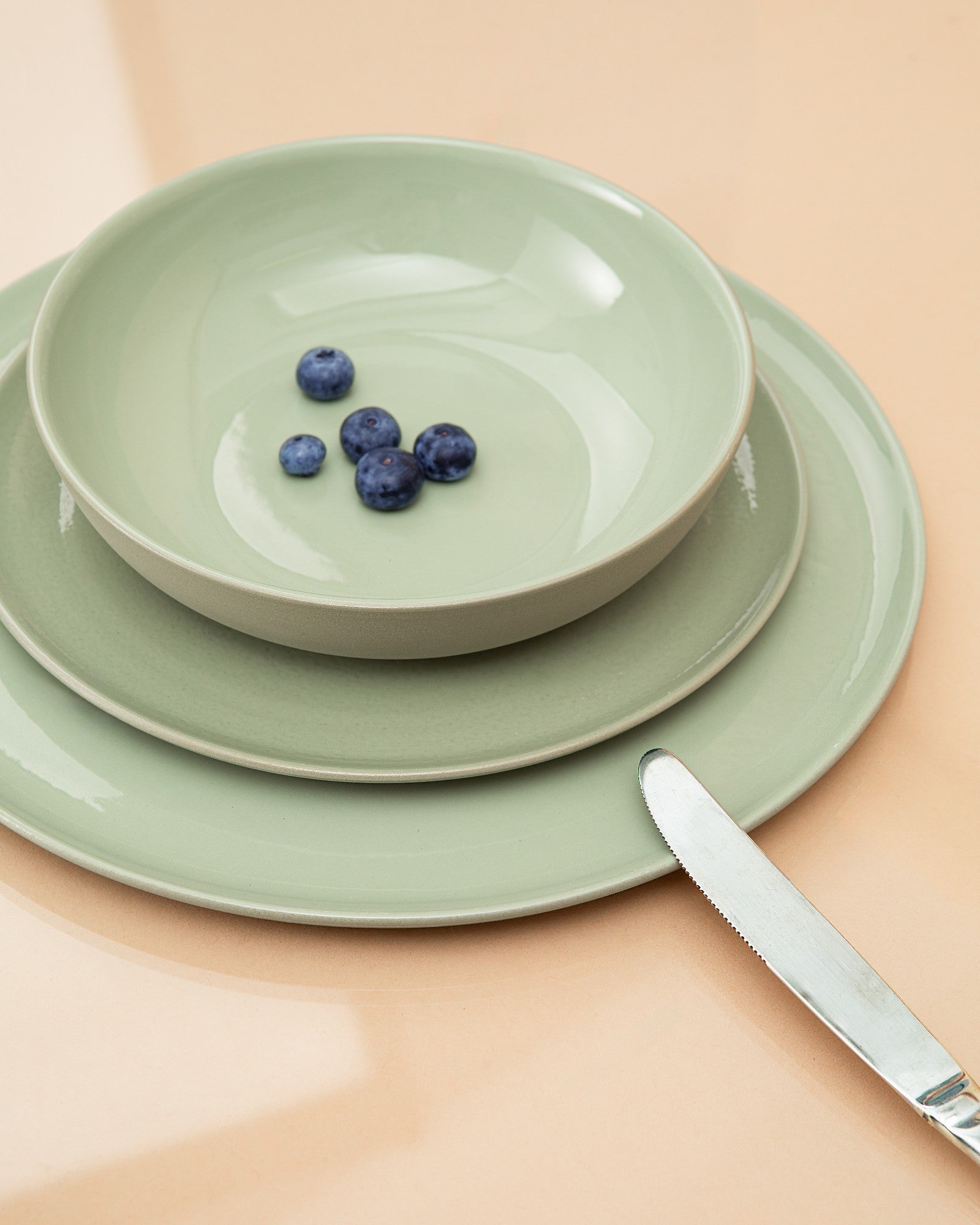 Seda Teller klein classic salbeigrün