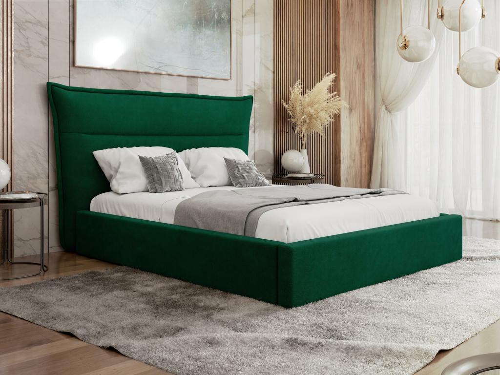 Cama Comfivo 400, Doble, Verde, 140x200, Tapiz, Somieres, 190x224x122cm