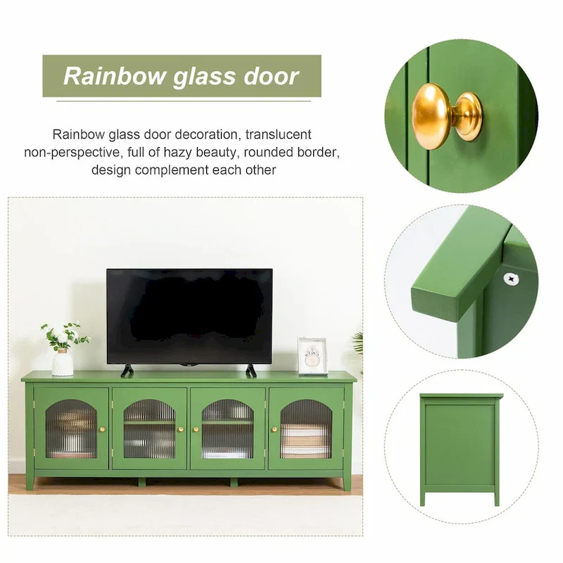 71-Inch Modern TV Cabinet Entertainment Center