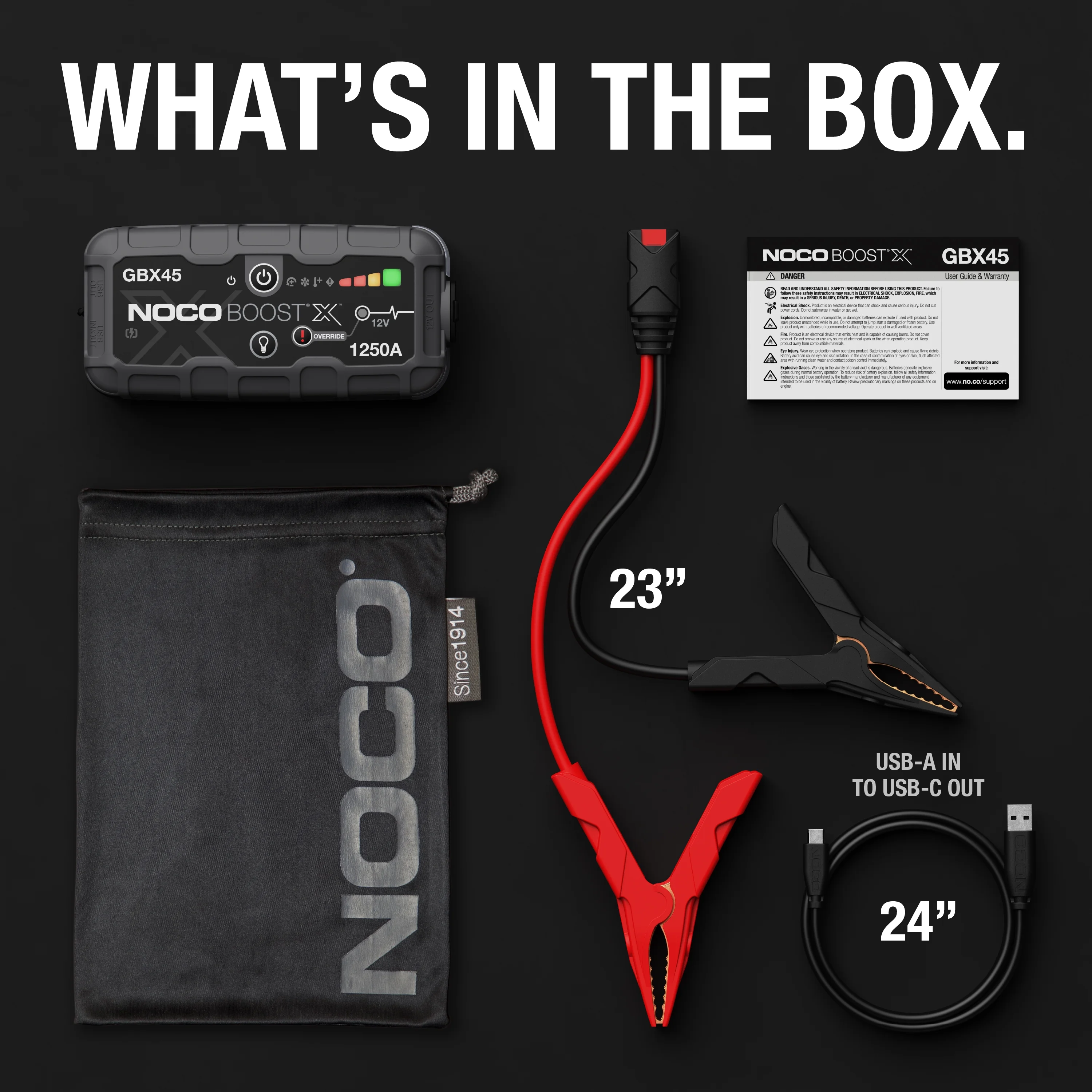 NOCO Boost X GBX45: 1250A 12V UltraSafe Portable Lithium Jump Starter - Image 7