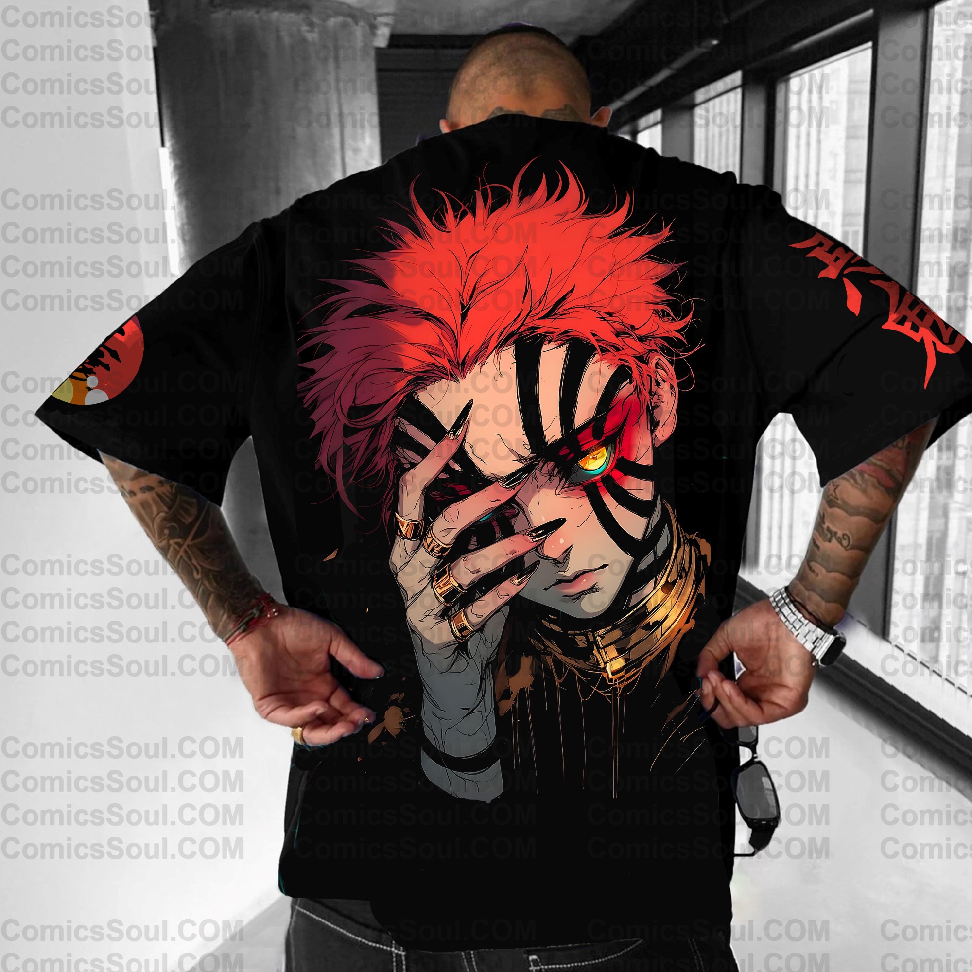 Unisex Anime Inspired Vintage T-Shirt