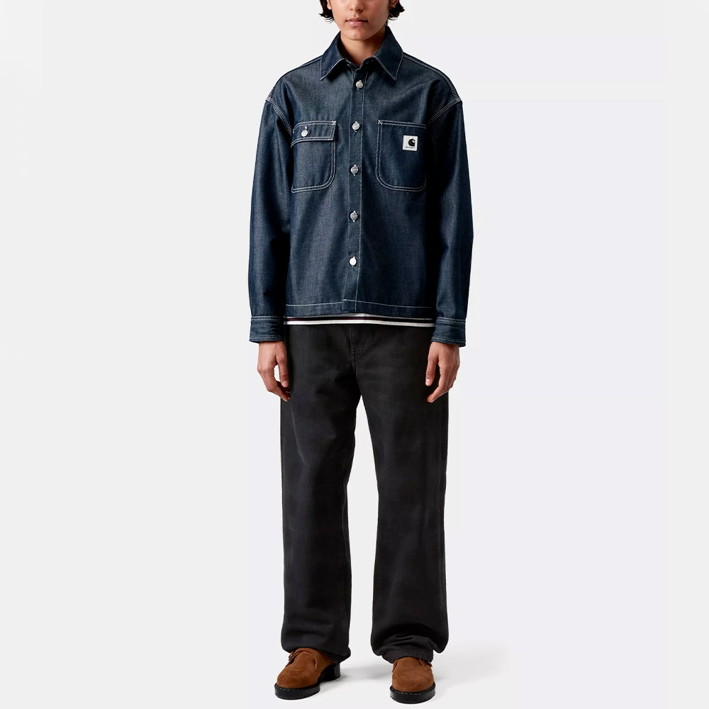 Carhartt WIP - Pantalon W Everson Bradford - Noir Print