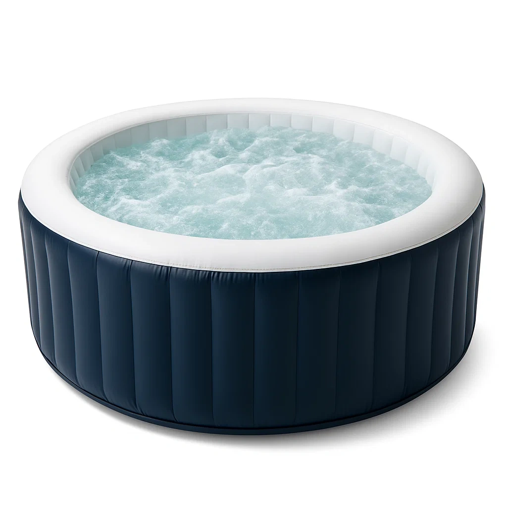 Spas hinchables 178x178x70 cm, 4 plazas, color azul marino/blanco dPoaGdj338qz