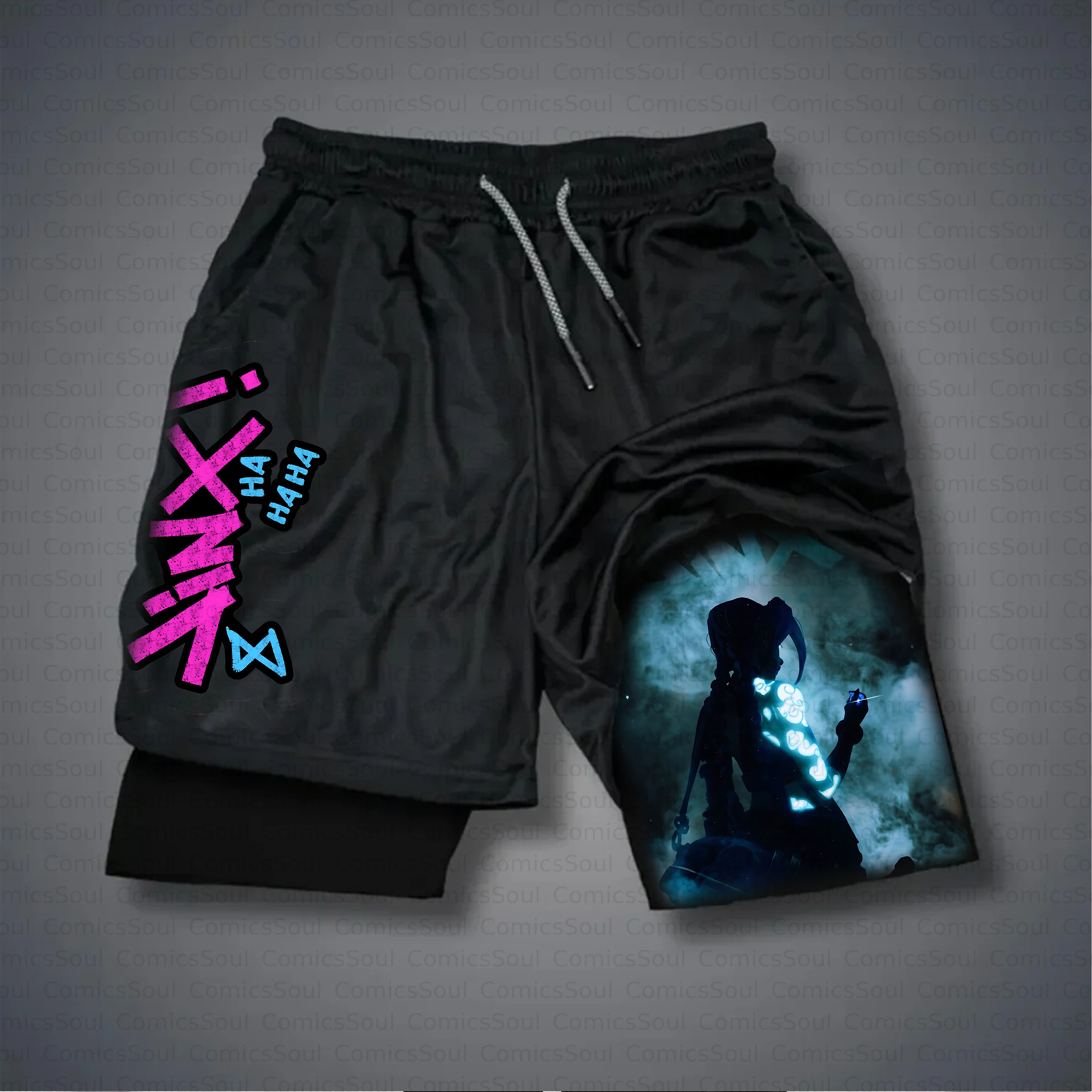 Unisex Casual Anime Style Shorts