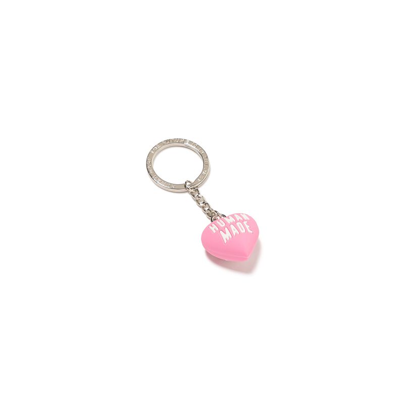 HUMAN MADE HEART RUBBER KEYCHAIN
