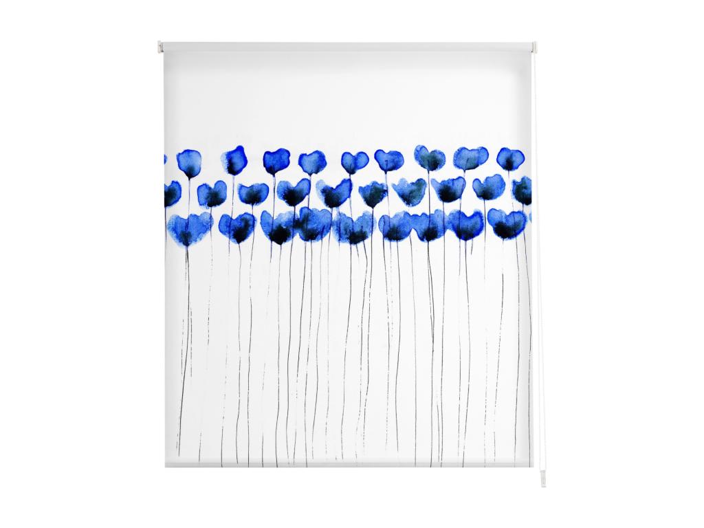 Mubdelu | Estores Personalizados FLORES y PLANTAS | 150 x 180 cm (Ancho por Alto) Tamaño de Tela 147 x 175 cm | Modelo F-3134 Color Unico